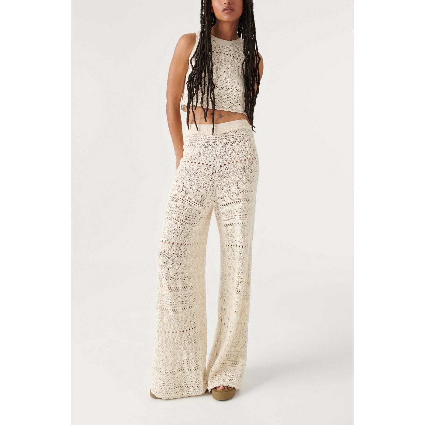 Pantalon Peaches - Ecru - Femme