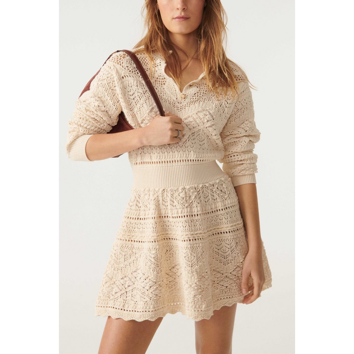 Robe Pearle - Ecru - Femme