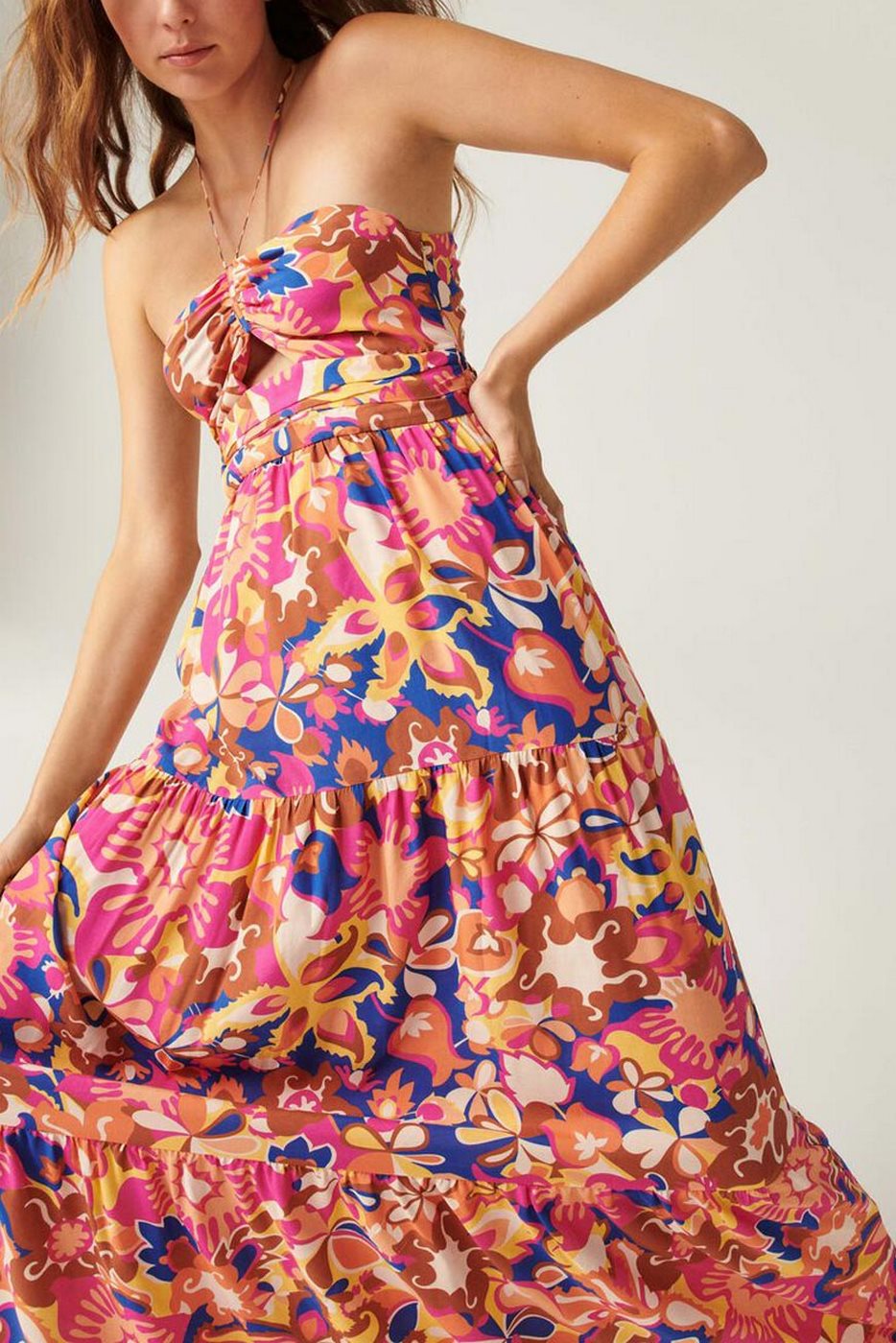 Robe Safia - Rose - Femme