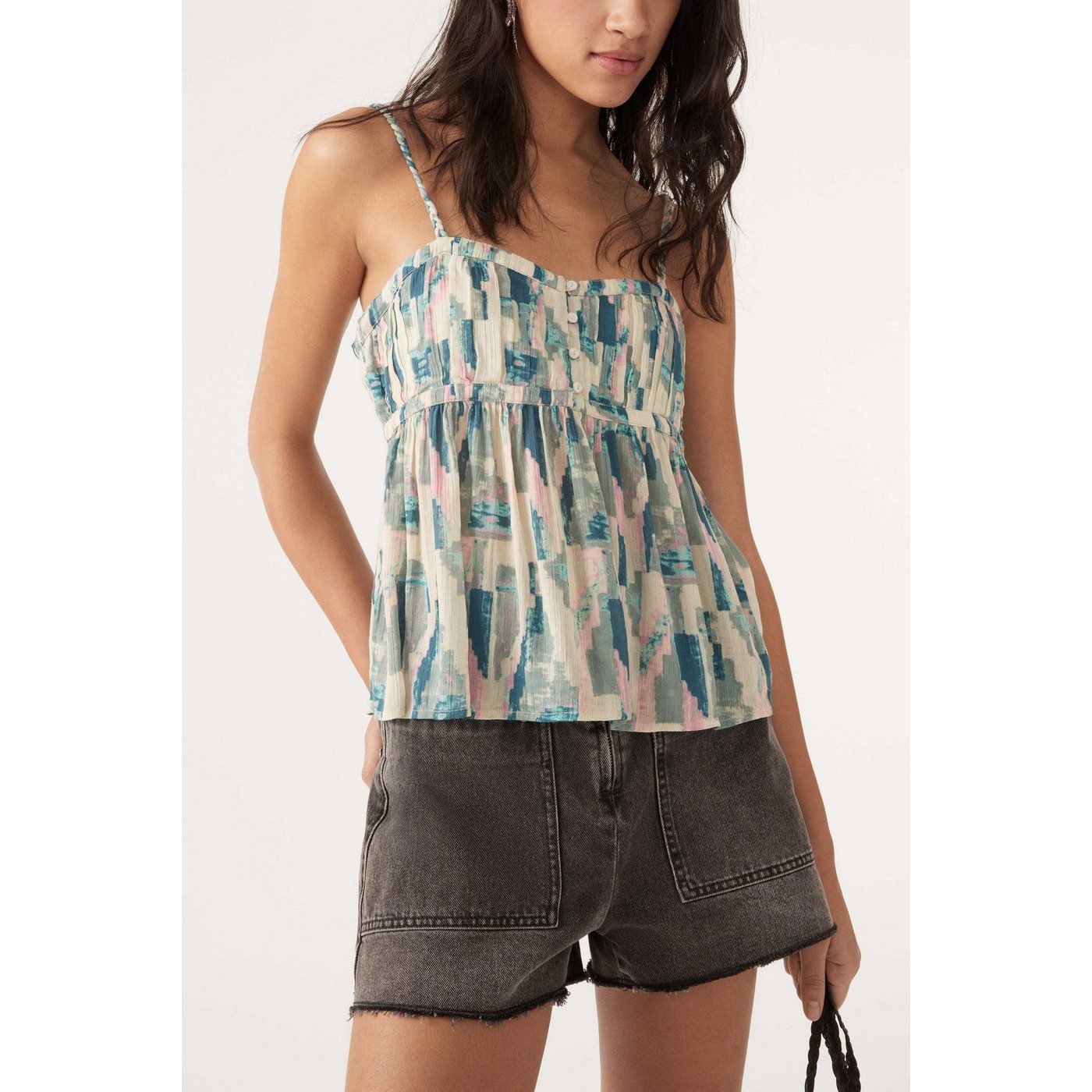 Top Than - Turquoise - Femme