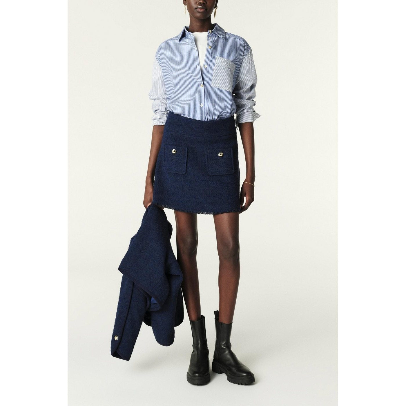 Jupe Bonnie - Marine - Femme