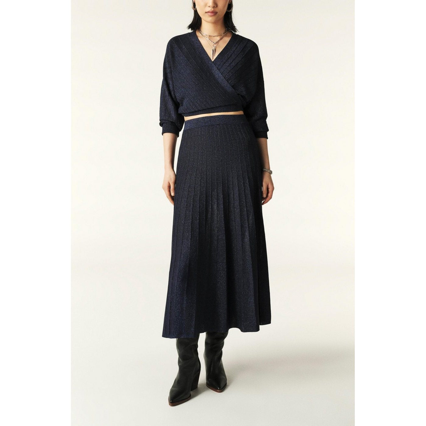 Jupe Brycey - Marine - Femme