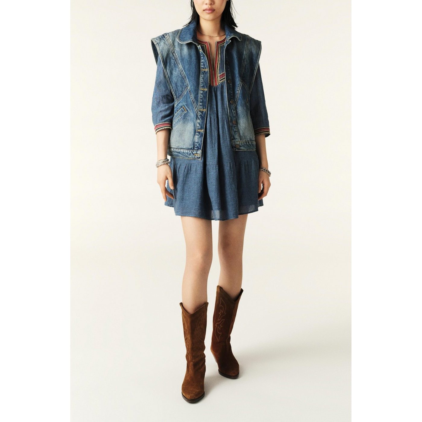 Robe Ciana - Bleu Jean - Femme