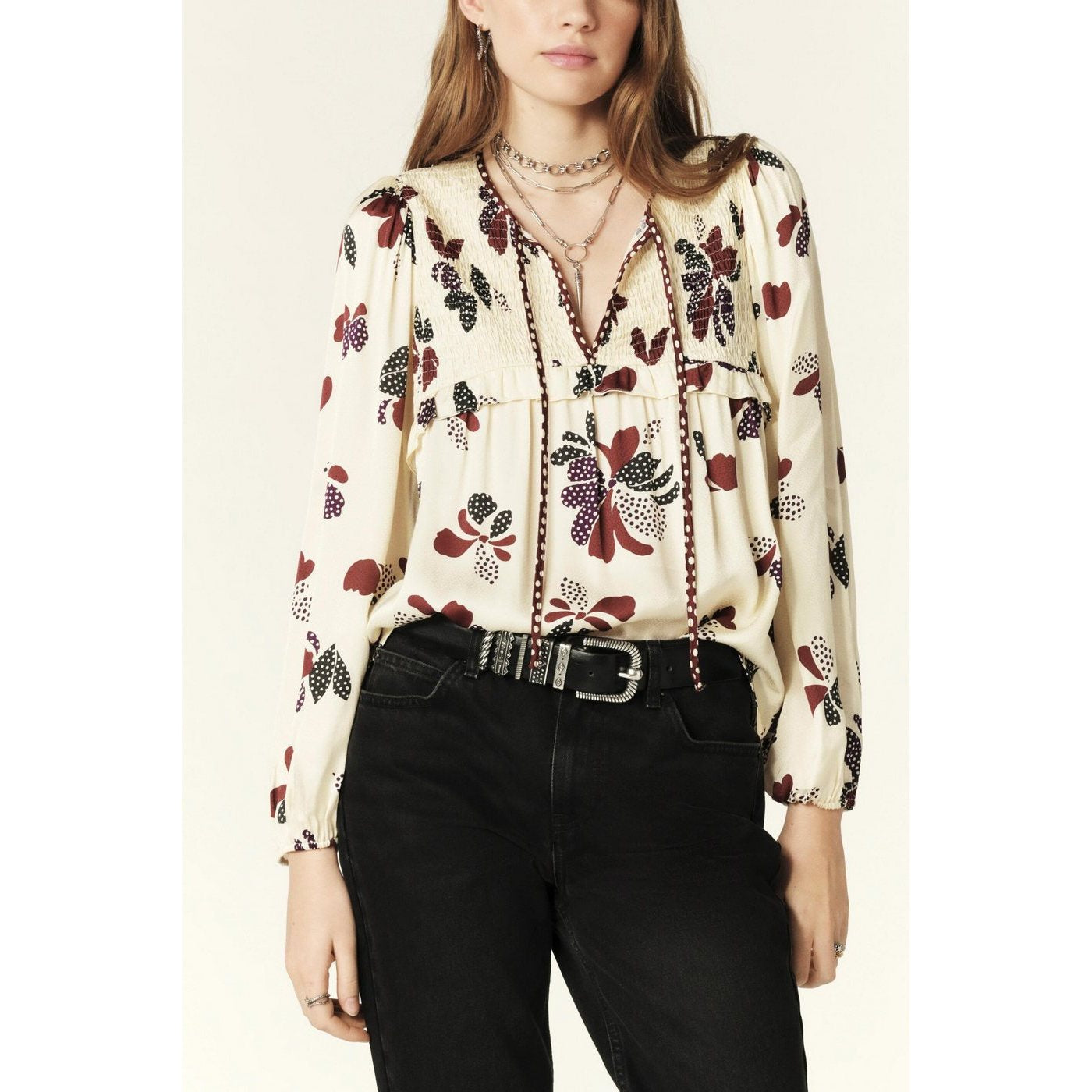 Camicetta Diky - Ecru - Donna