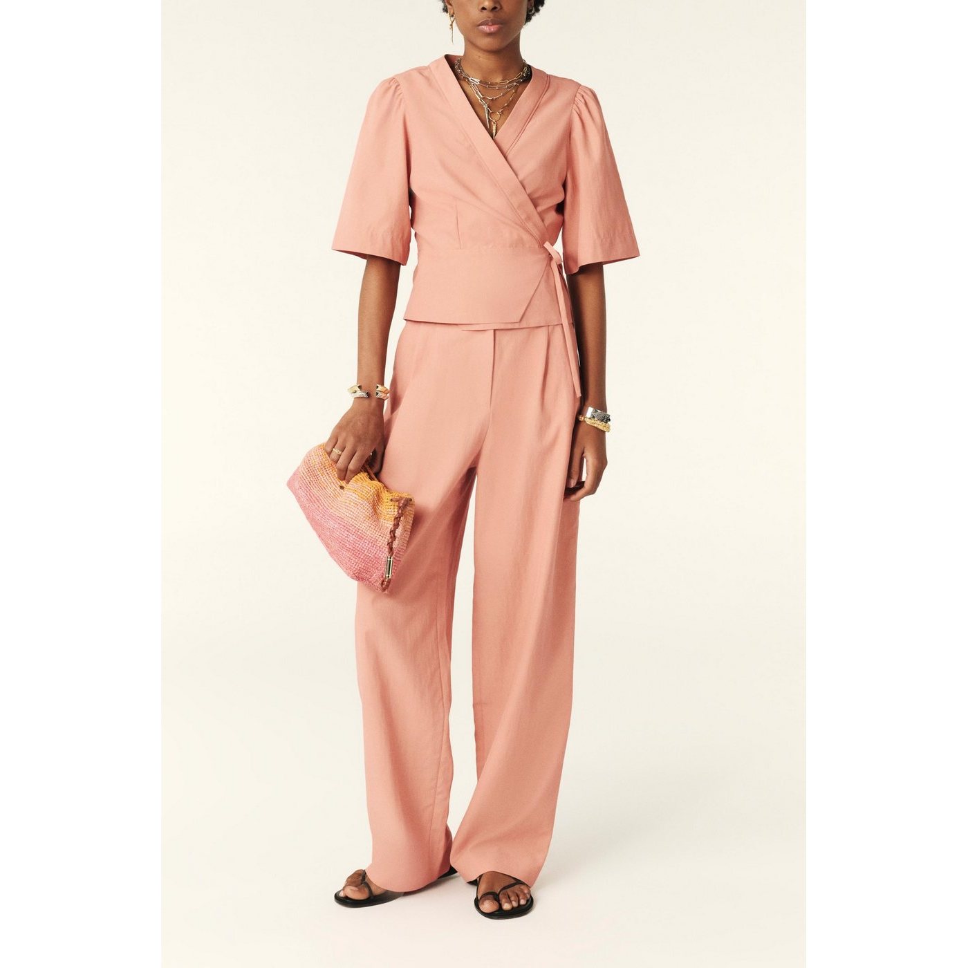 Pantalon Fabio - Peche - Femme