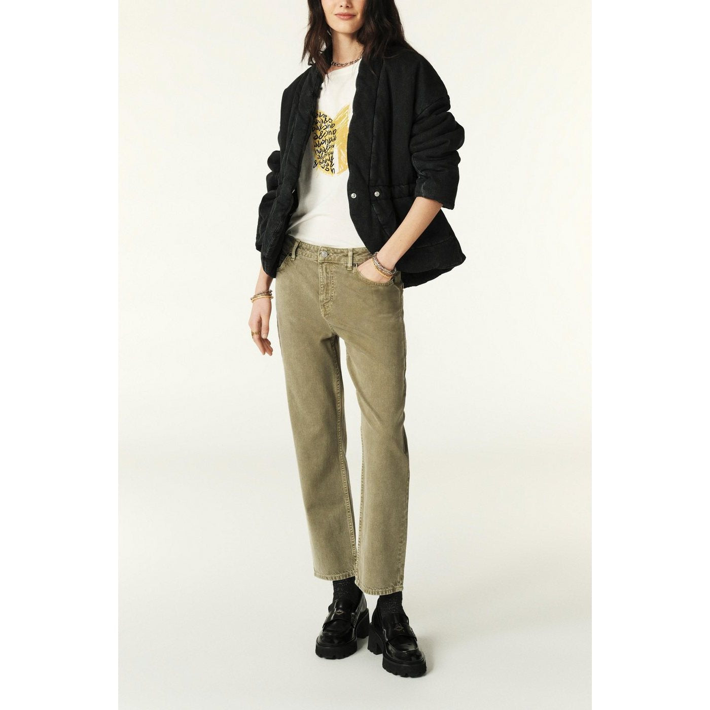 Pantalon Feva - Kaki - Femme