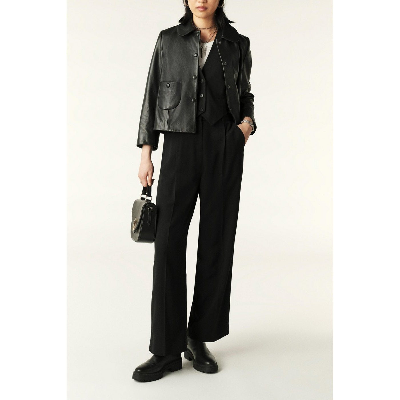 Pantalon Gona - Noir - Femme