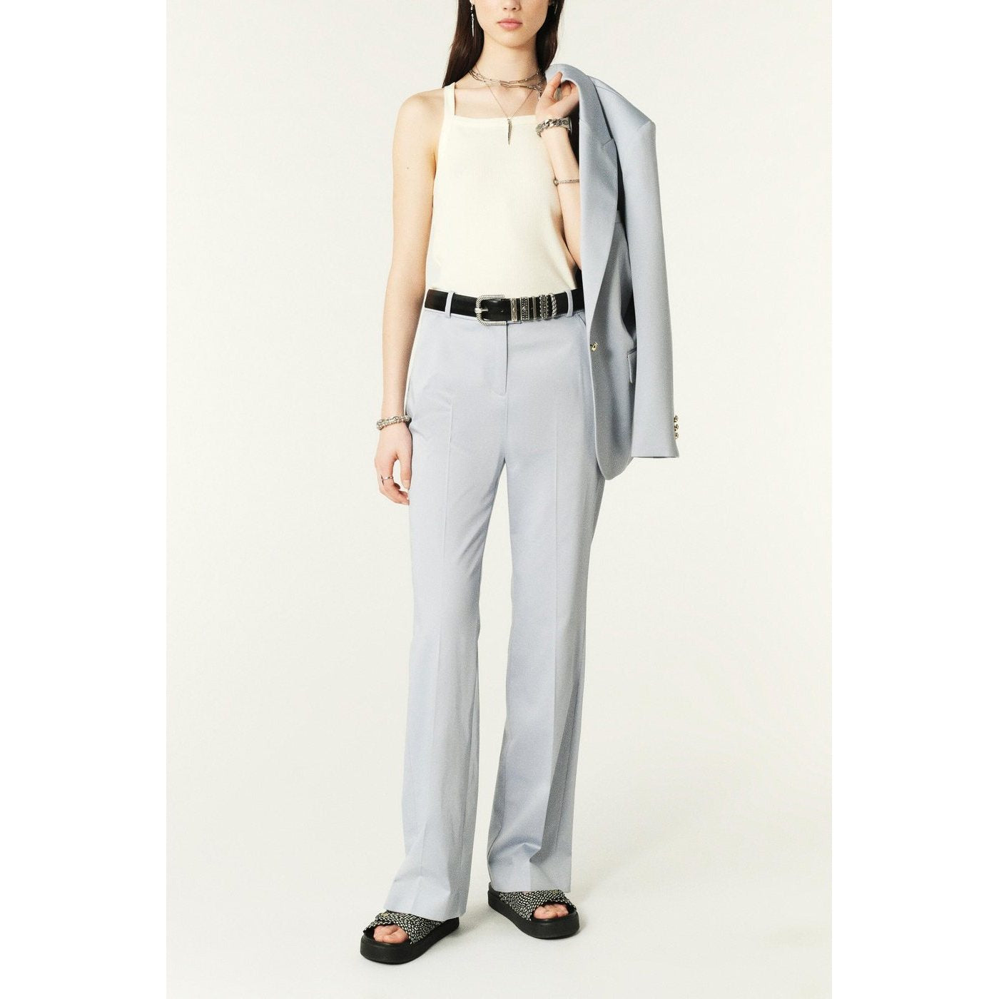 Pantalon John - Bleu Ciel - Femme