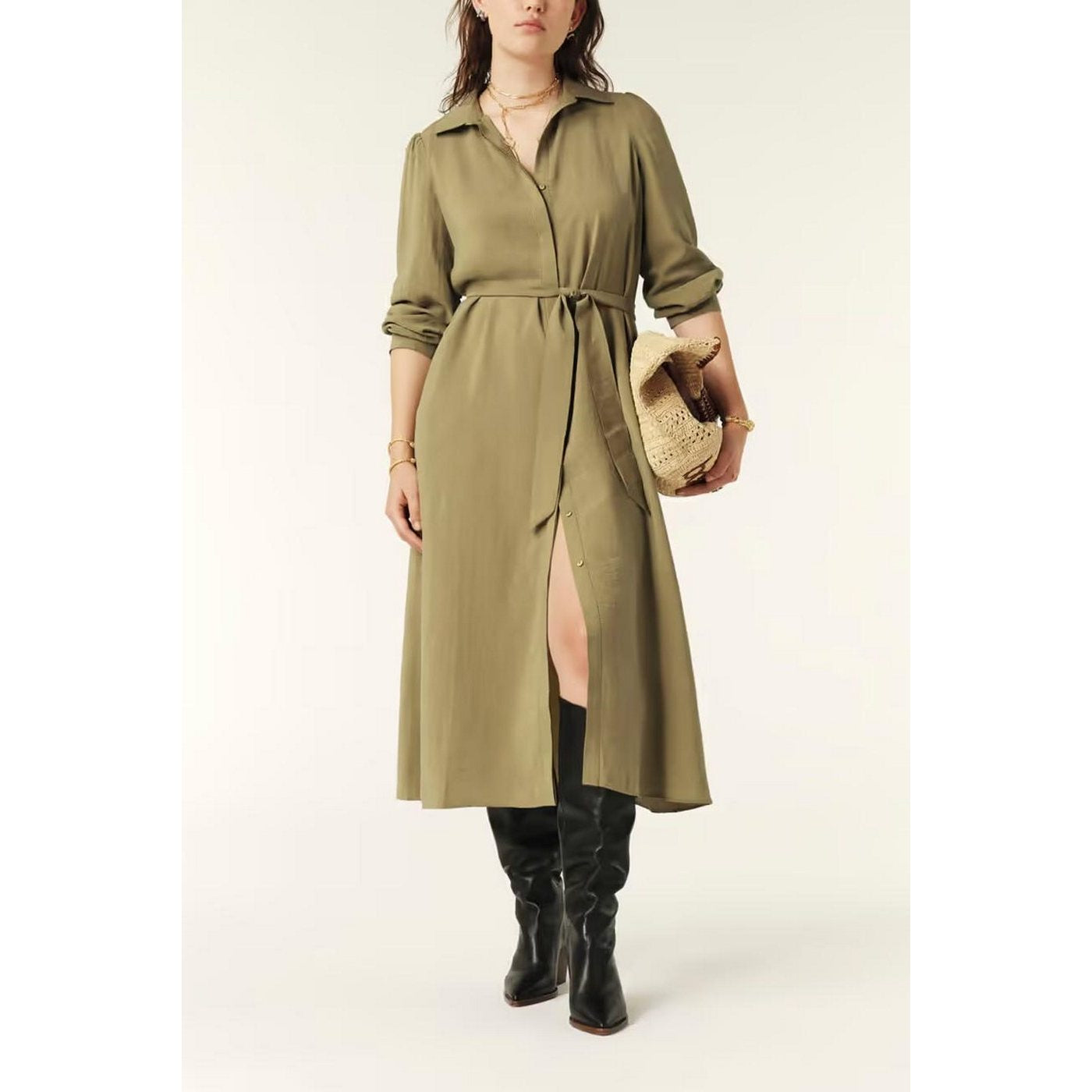 Robe Lara - Kaki - Femme