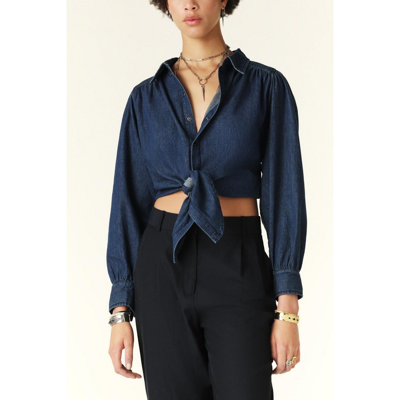 Chemise Leria - Bleu Jean - Femme