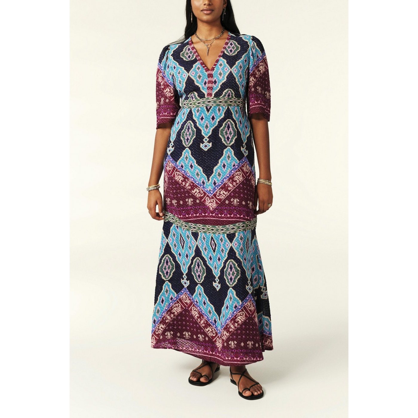 Robe Mahina - Marine - Femme