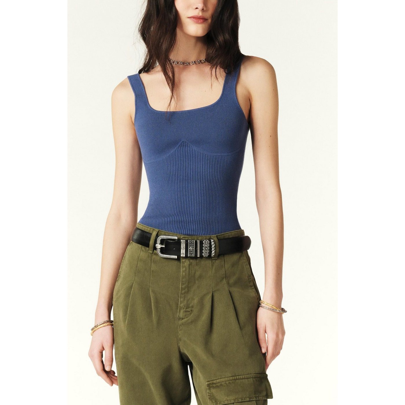 Top Oxmo - Bleu Nuit - Femme