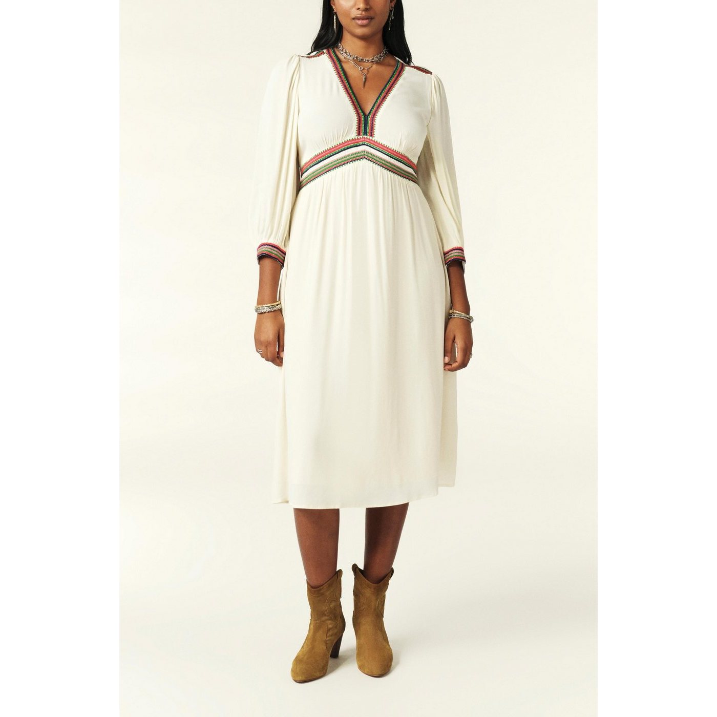 Robe Tanina - Ecru - Femme