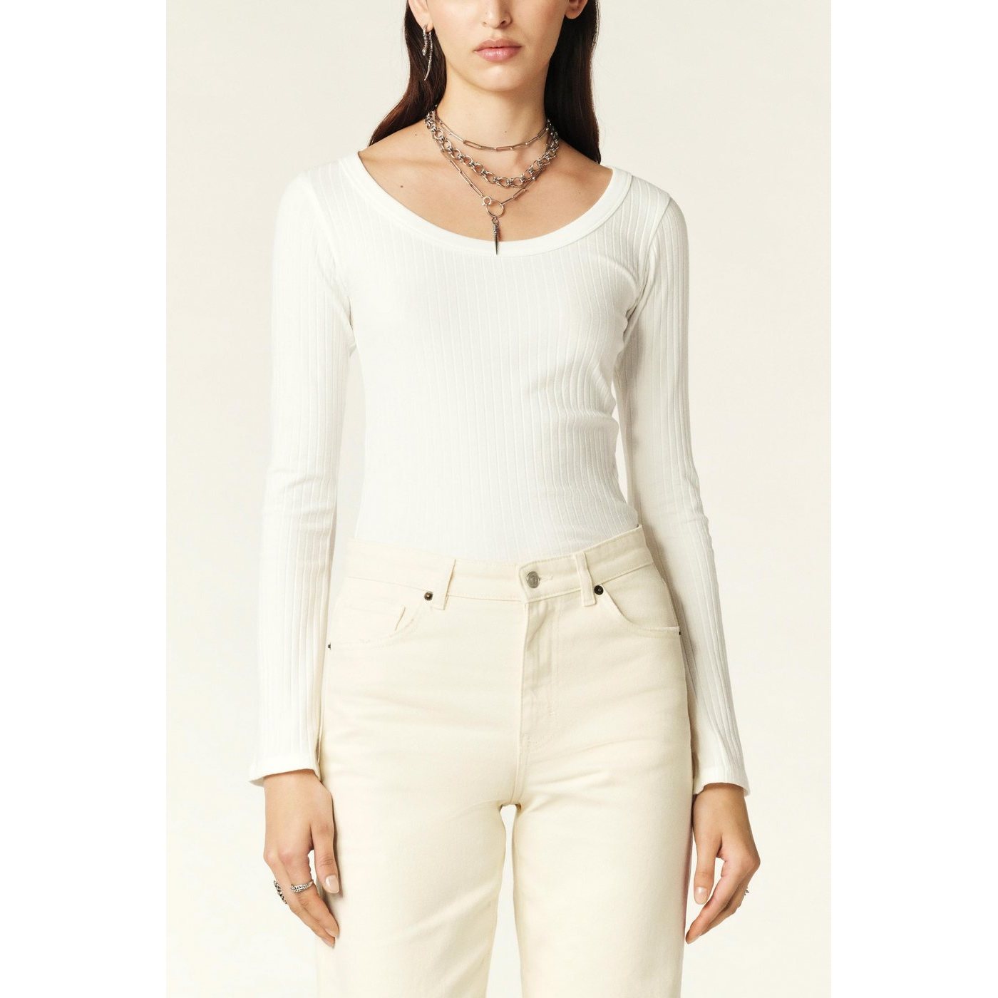 T-Shirt Tiana - Ecru - Femme