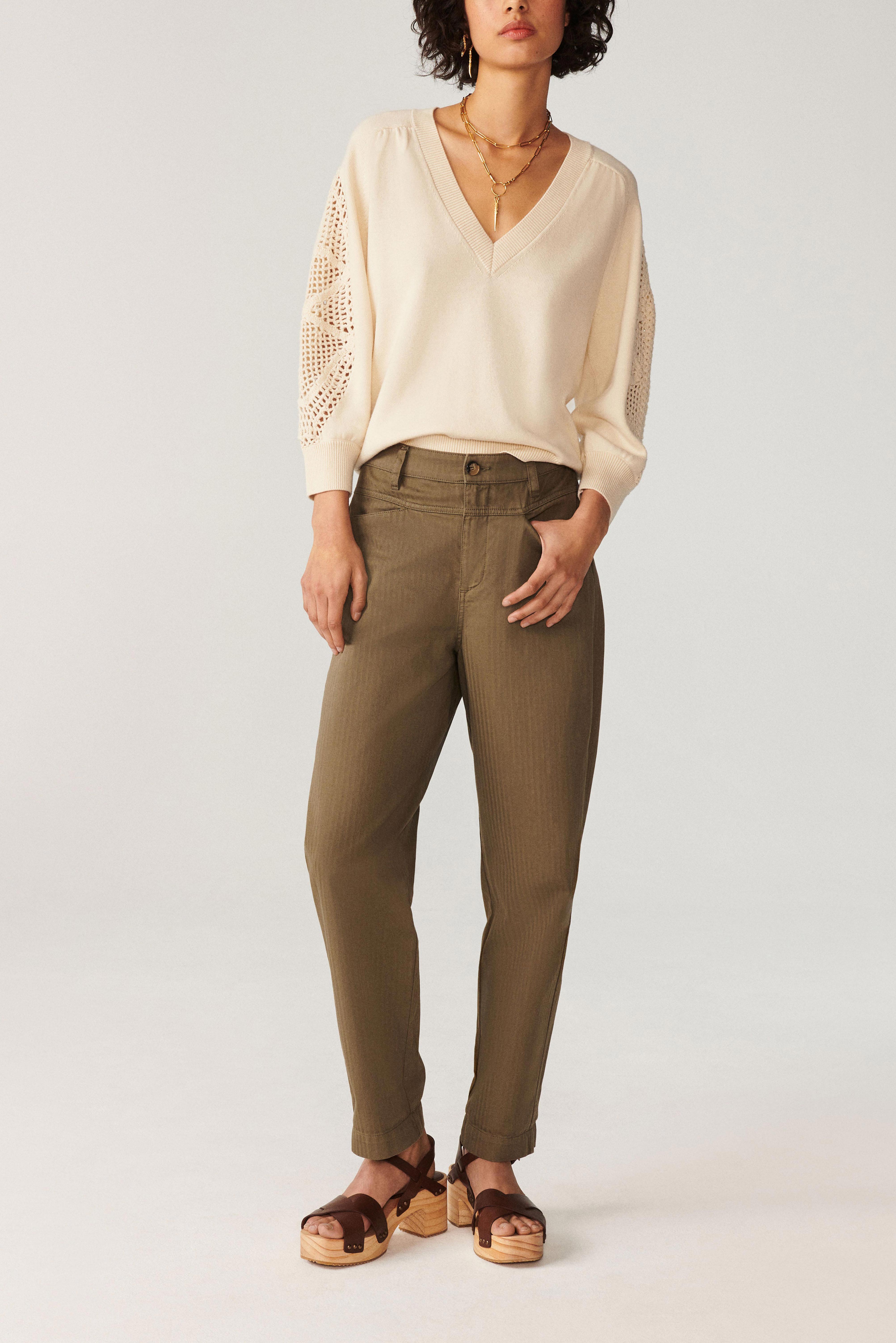 Pantalon Gowin - Kaki - Femme