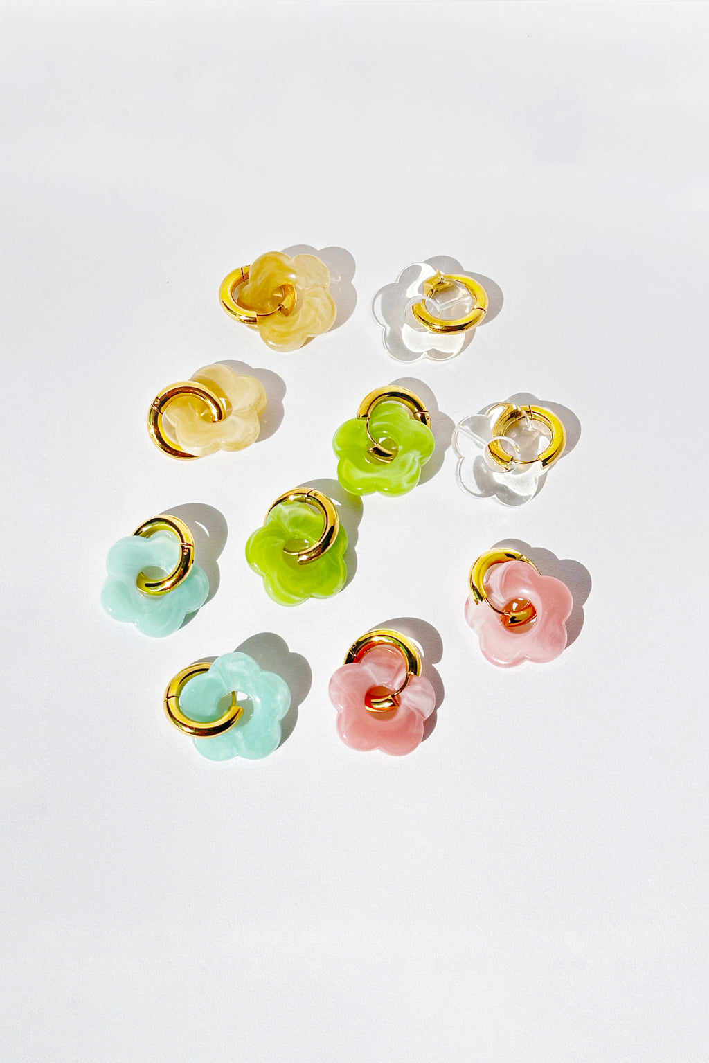 Orecchini a fiore creoli