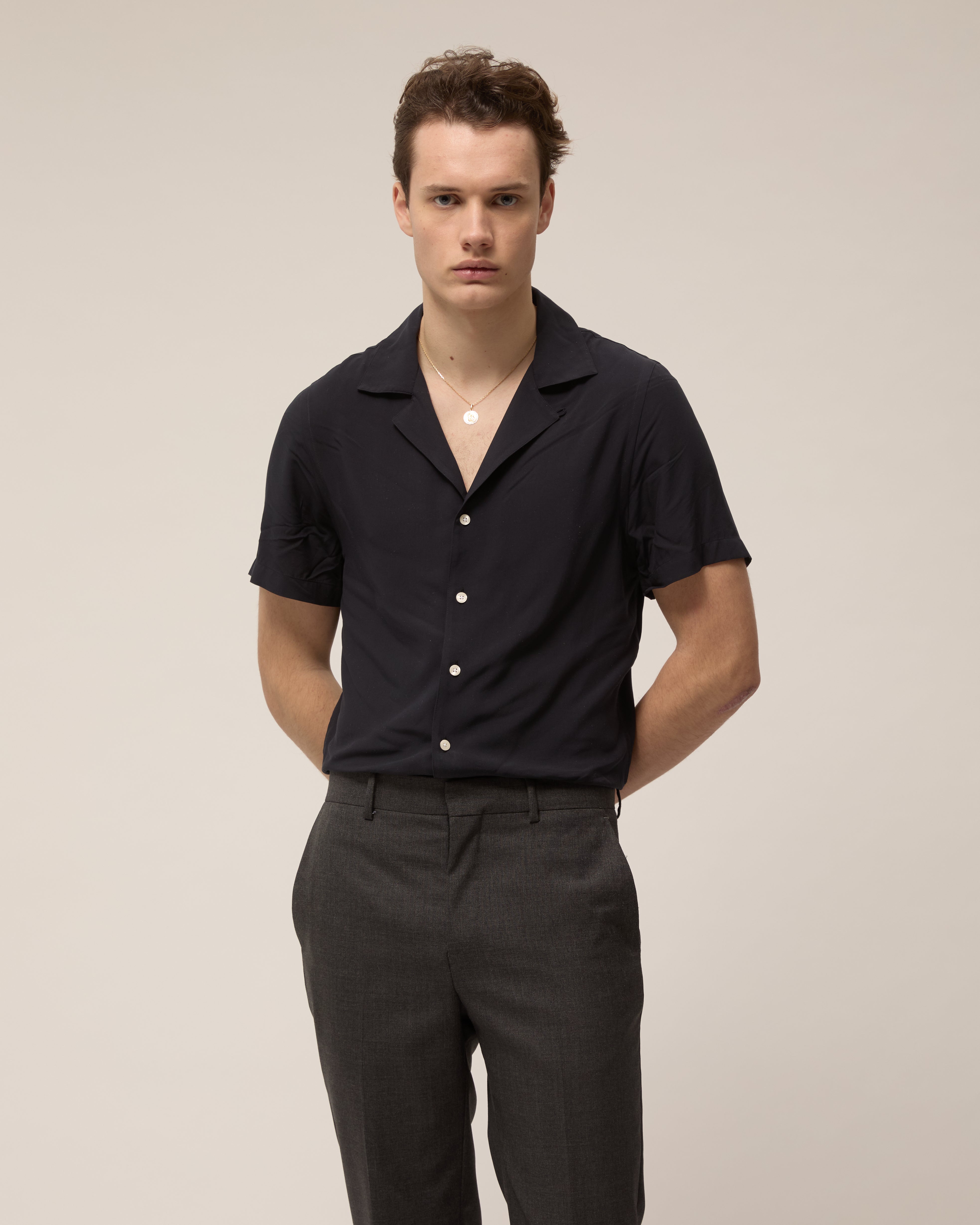 Camisa Christophe - Azul marino - Viscosa