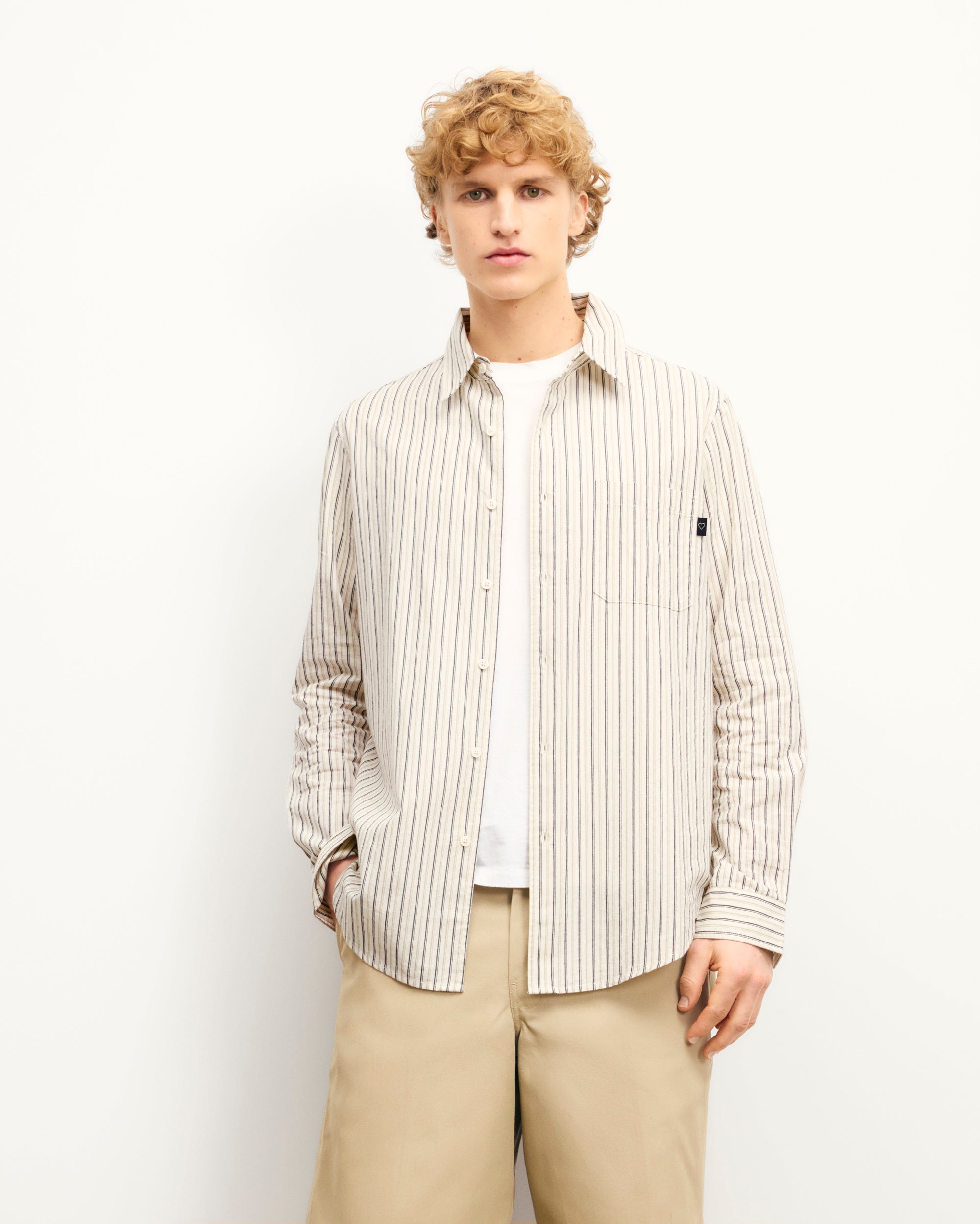 Camisa Manga Larga - Multi R Beige