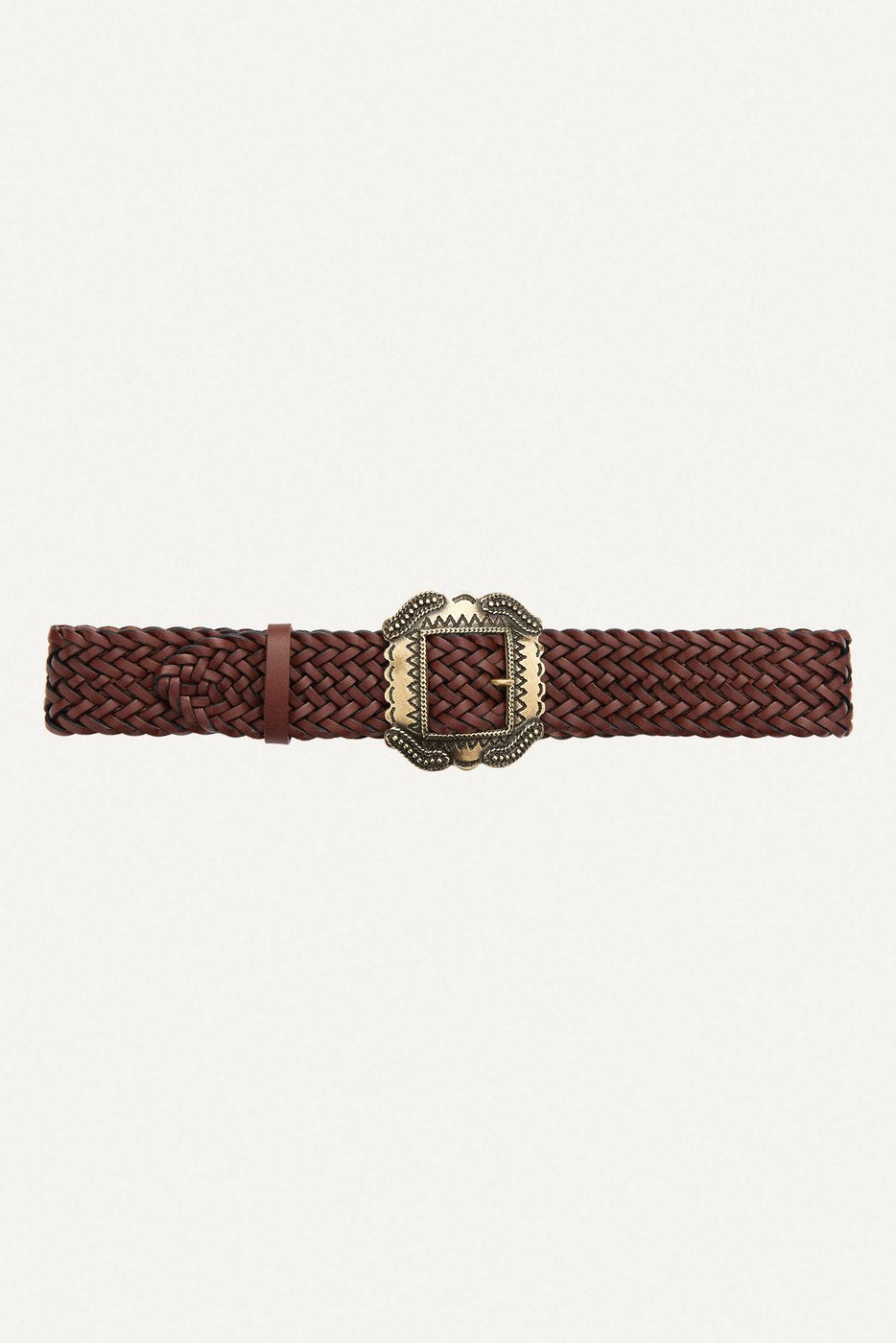 Ceinture Braid - Marron - Femme