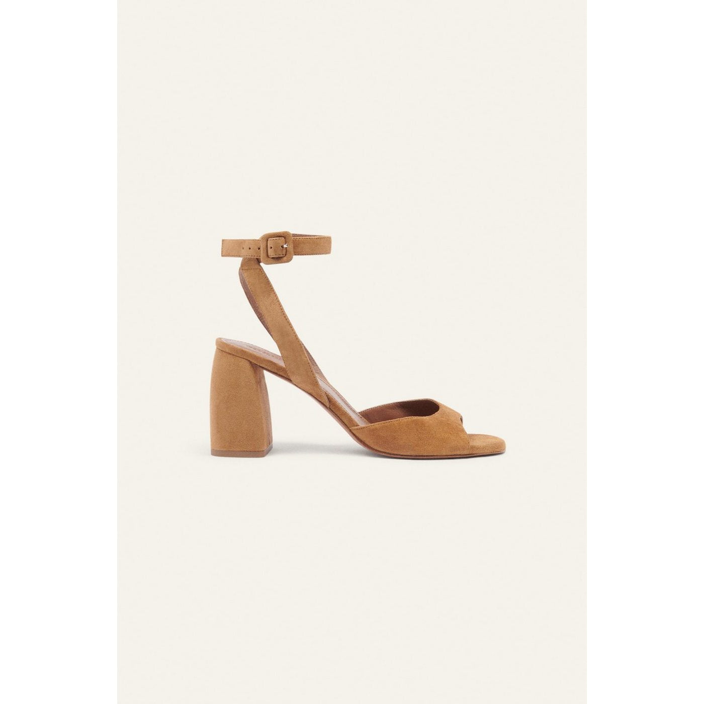 Sandales Velours Cassie - Camel - Femme