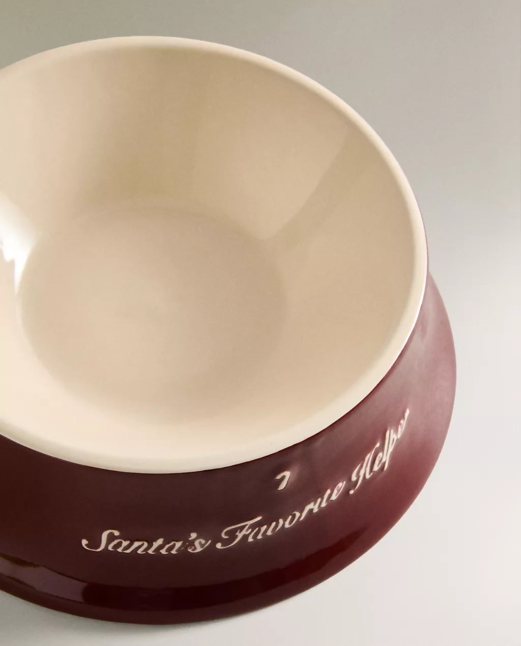 Gamelle en grès pour animaux – Noël