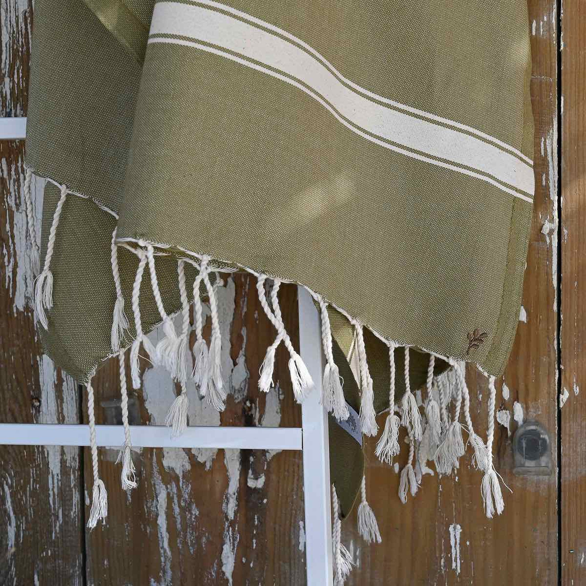 Cotton Fouta 100X200 - Marsa - Lime Green