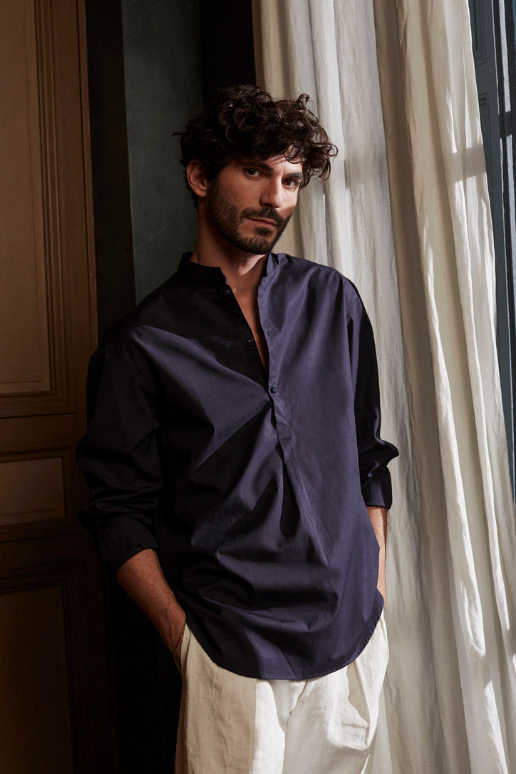 Camisa Epicurien Hombre - Azul Marino