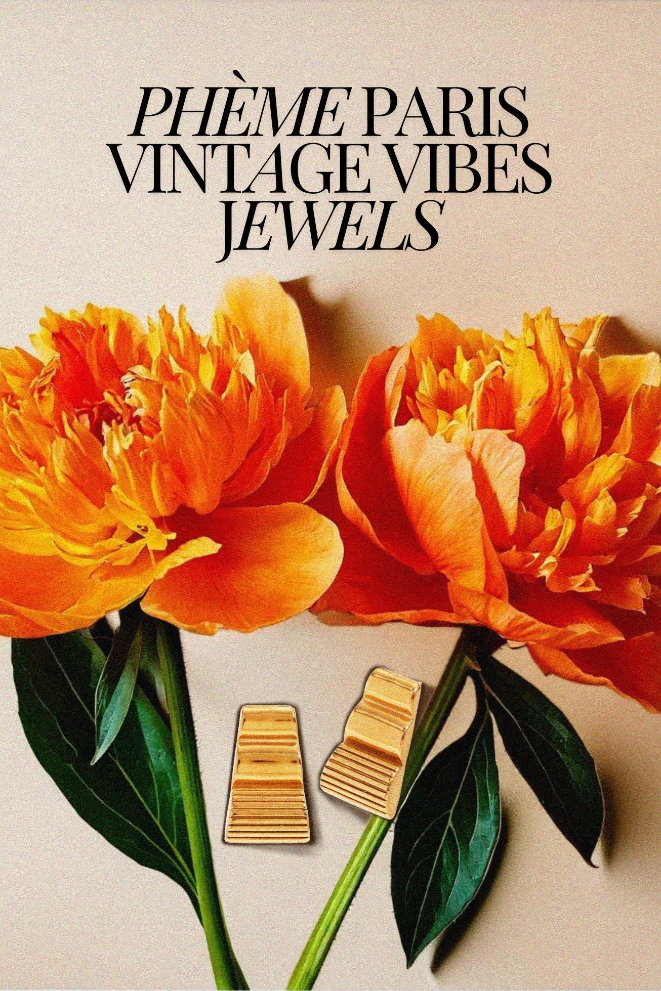 Pendientes Paso Pirámide - Chapados en Oro