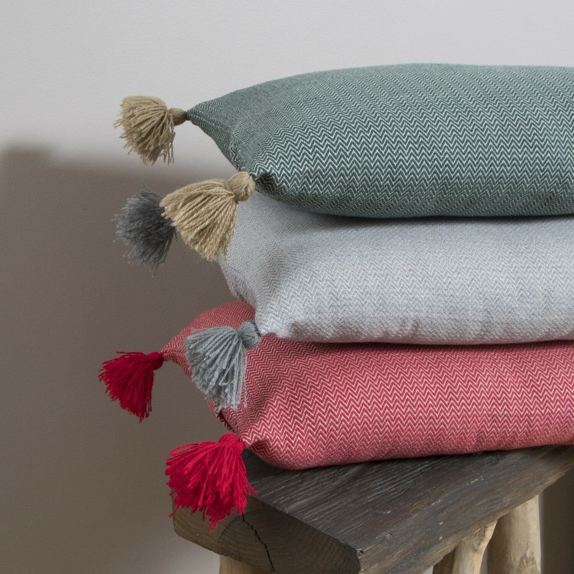 Cotton Cushion Cover 50X30 - Stockholm - Red