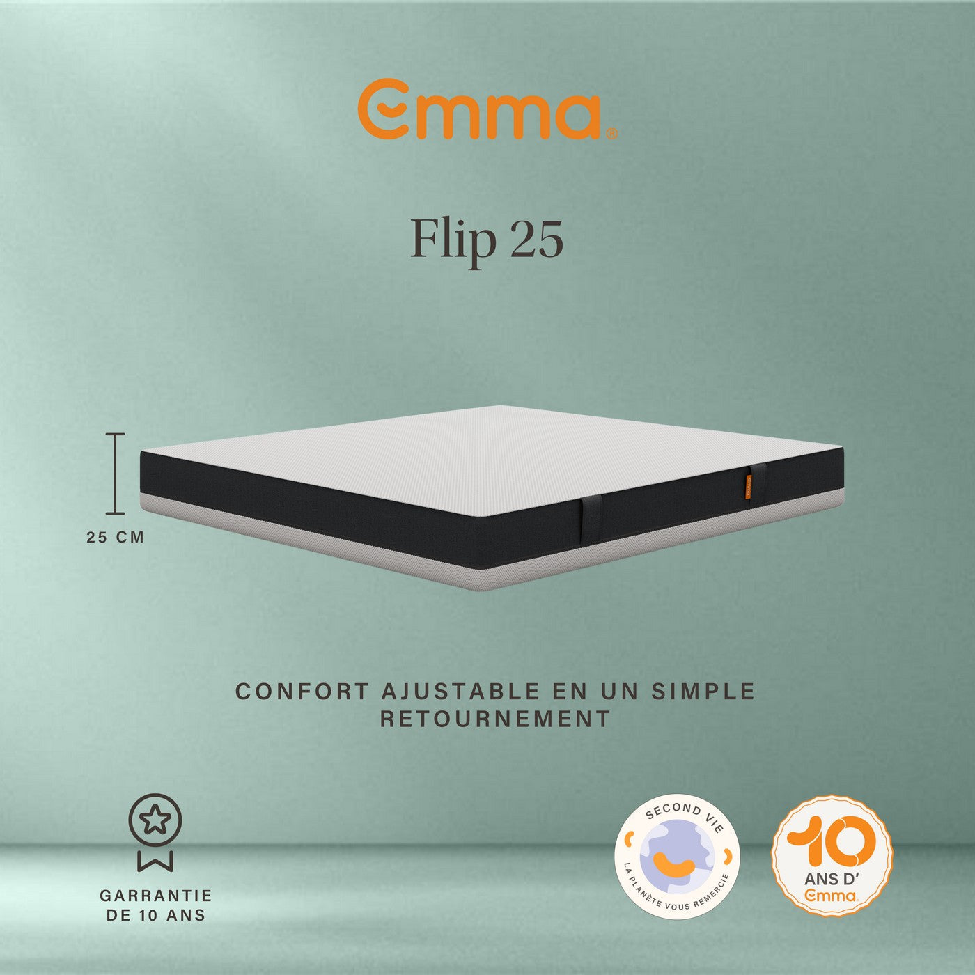 Flip Matratze - Wiederaufbereitet