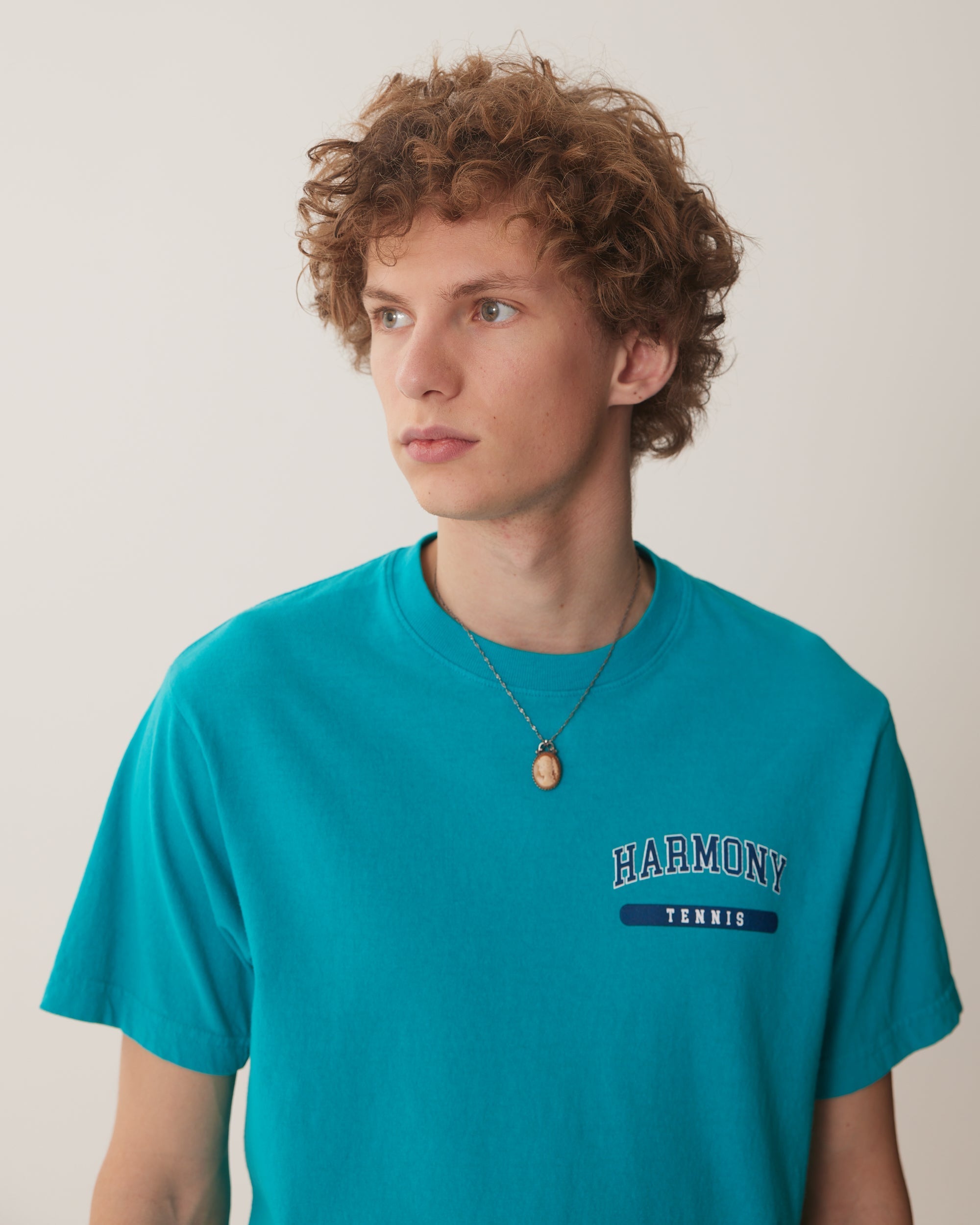 T-Shirt Tennis Tee - Sea Green - Cotton Jersey