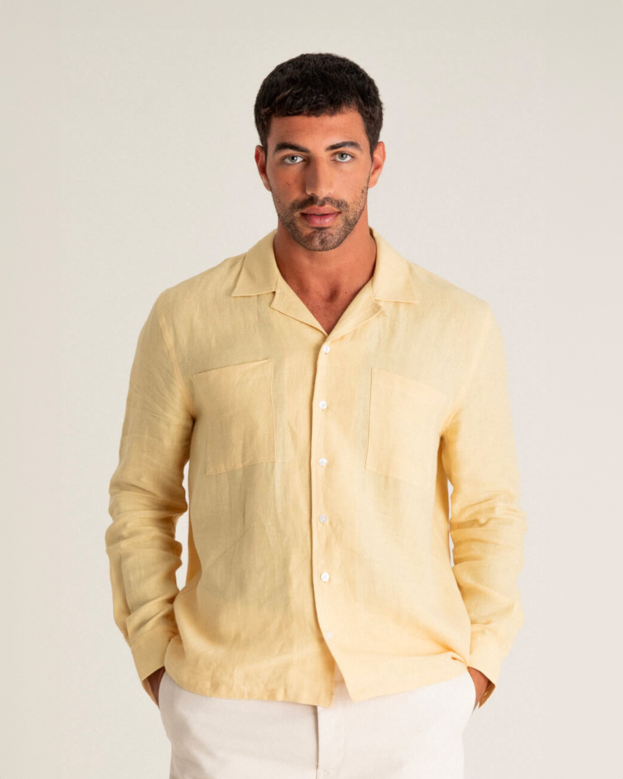 Camisa amarilla Barry - Mixta