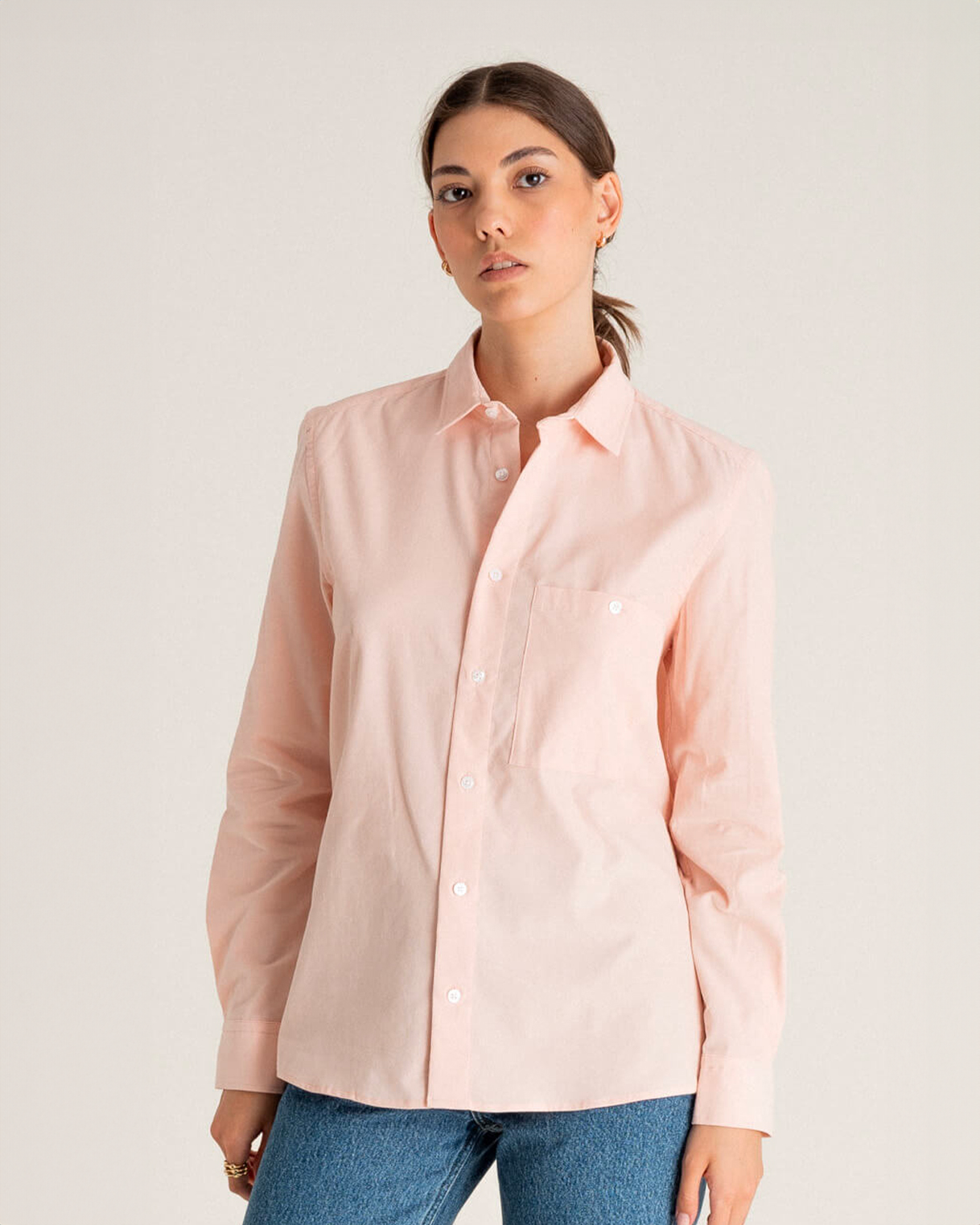 Camisa Curtis Rosa Claro - Mixto