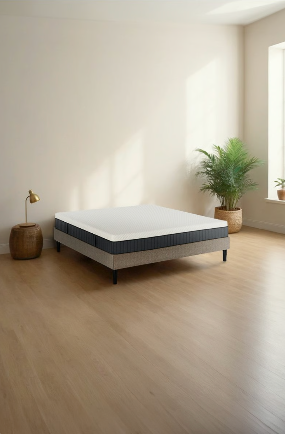 Pack - Bett Cocoon Lite ohne Kopfteil + Hybridmatratze I