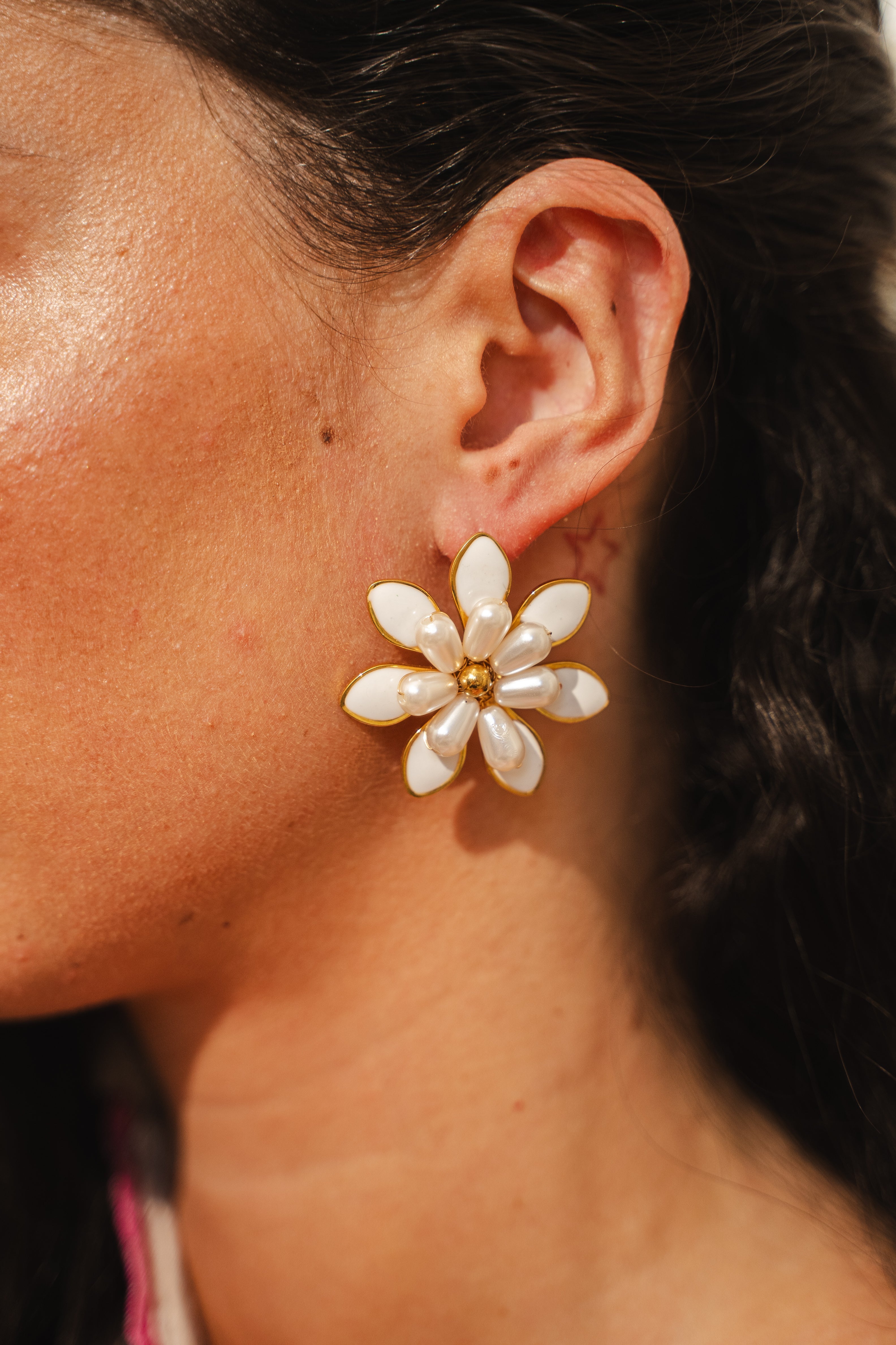 Pendientes Lolita blancos