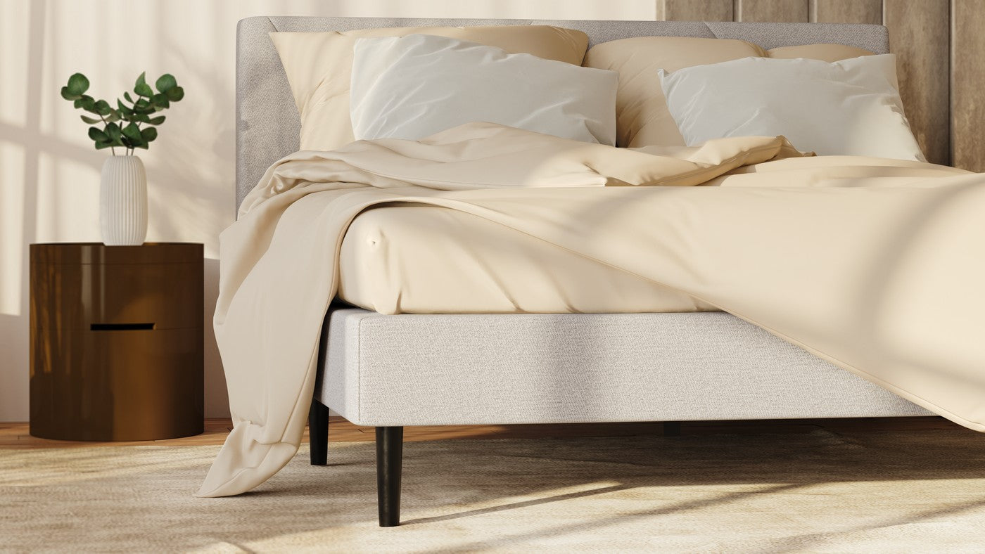 Pack - Lit Cocoon Plus Avec Tête De Lit + Matelas Hybride Premium I + Protège Matelas