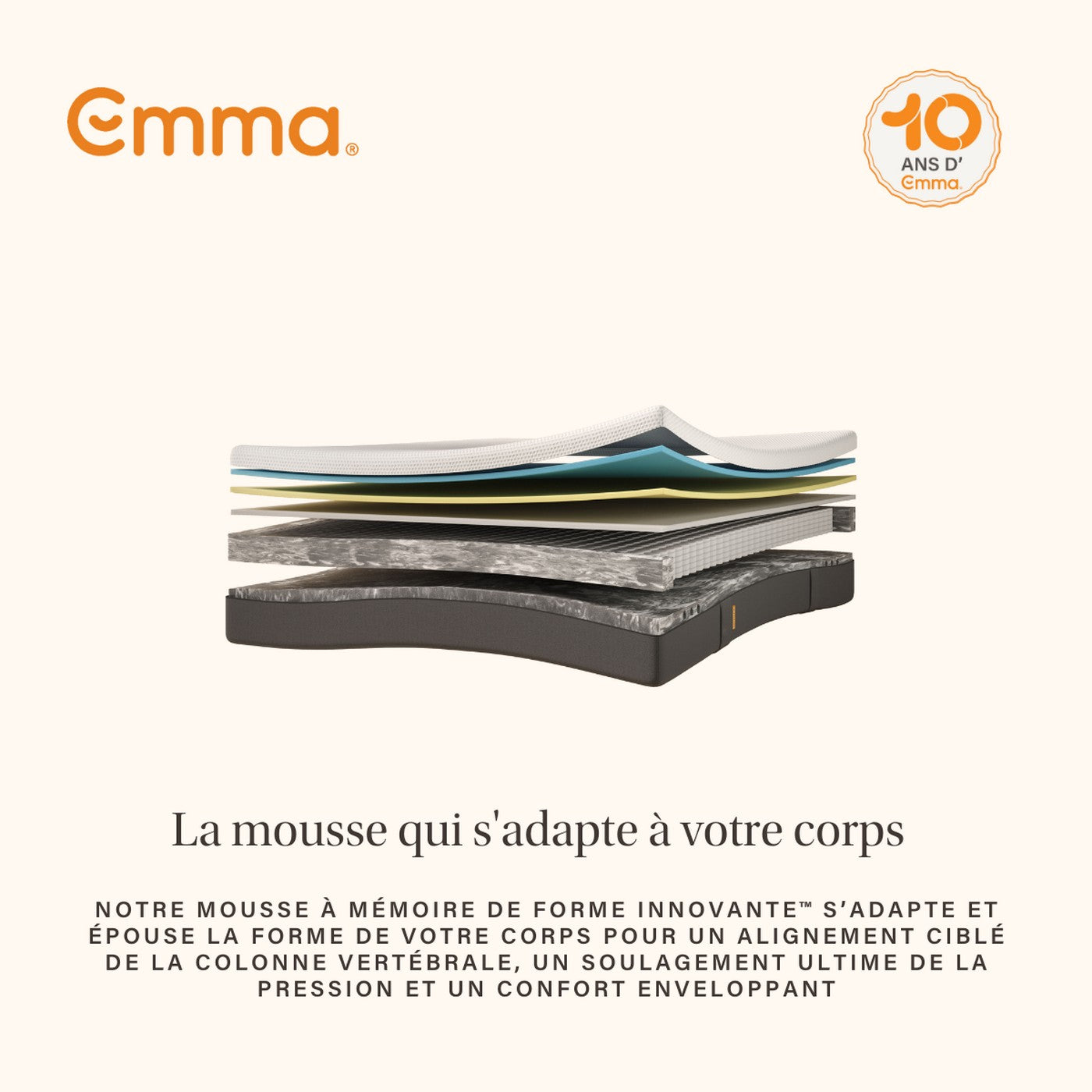 Pack - Lit Cocoon Plus Avec Tête De Lit + Matelas Hybride I