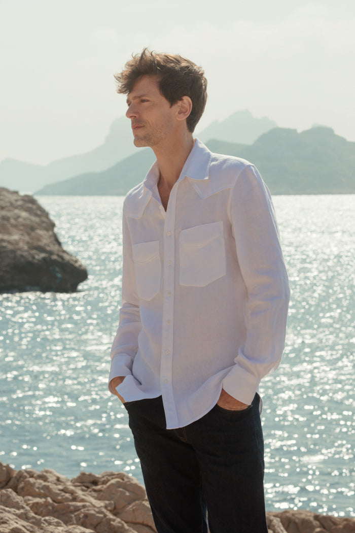 Camisa Farwest - Blanca - Hombre