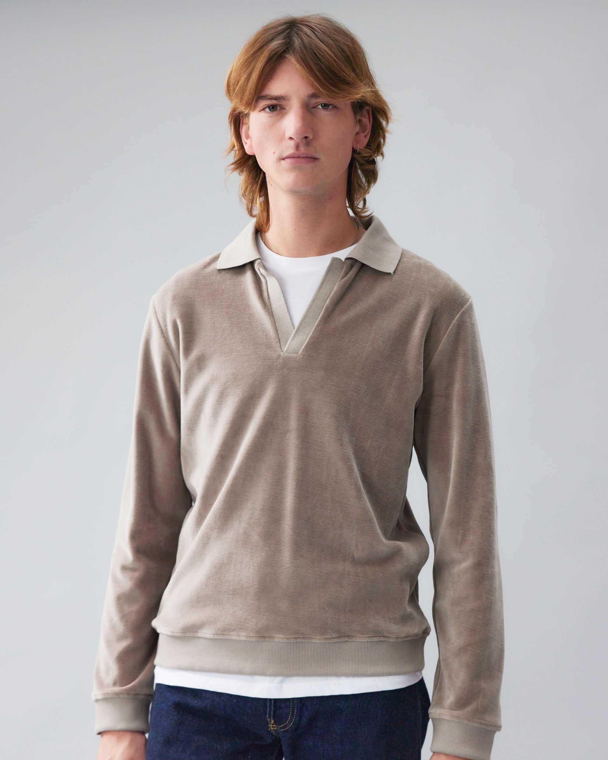 Maglietta Toda - Moka - Cotone velour