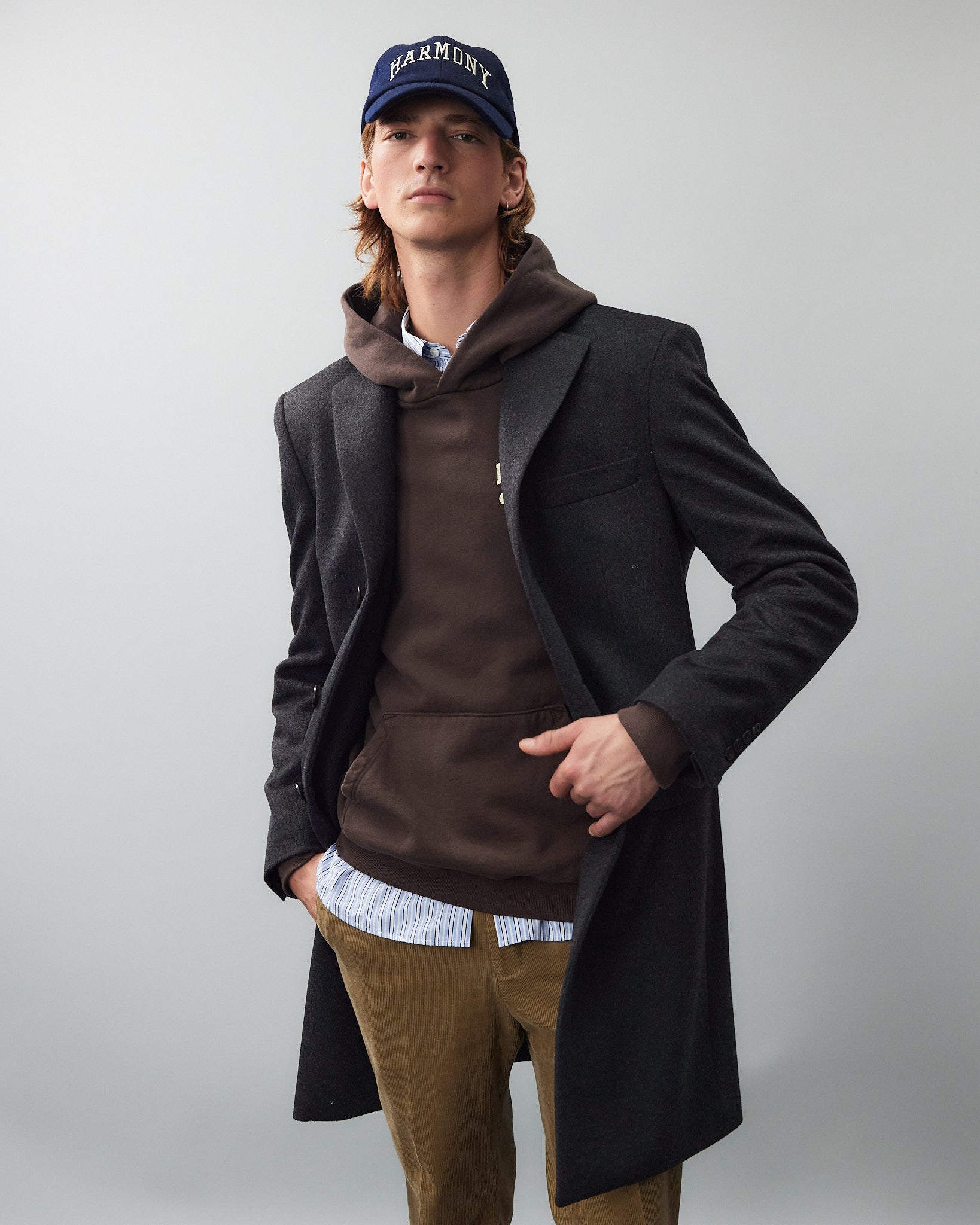 Manteau Apollo - Dark Grey - Wool & Cashmere