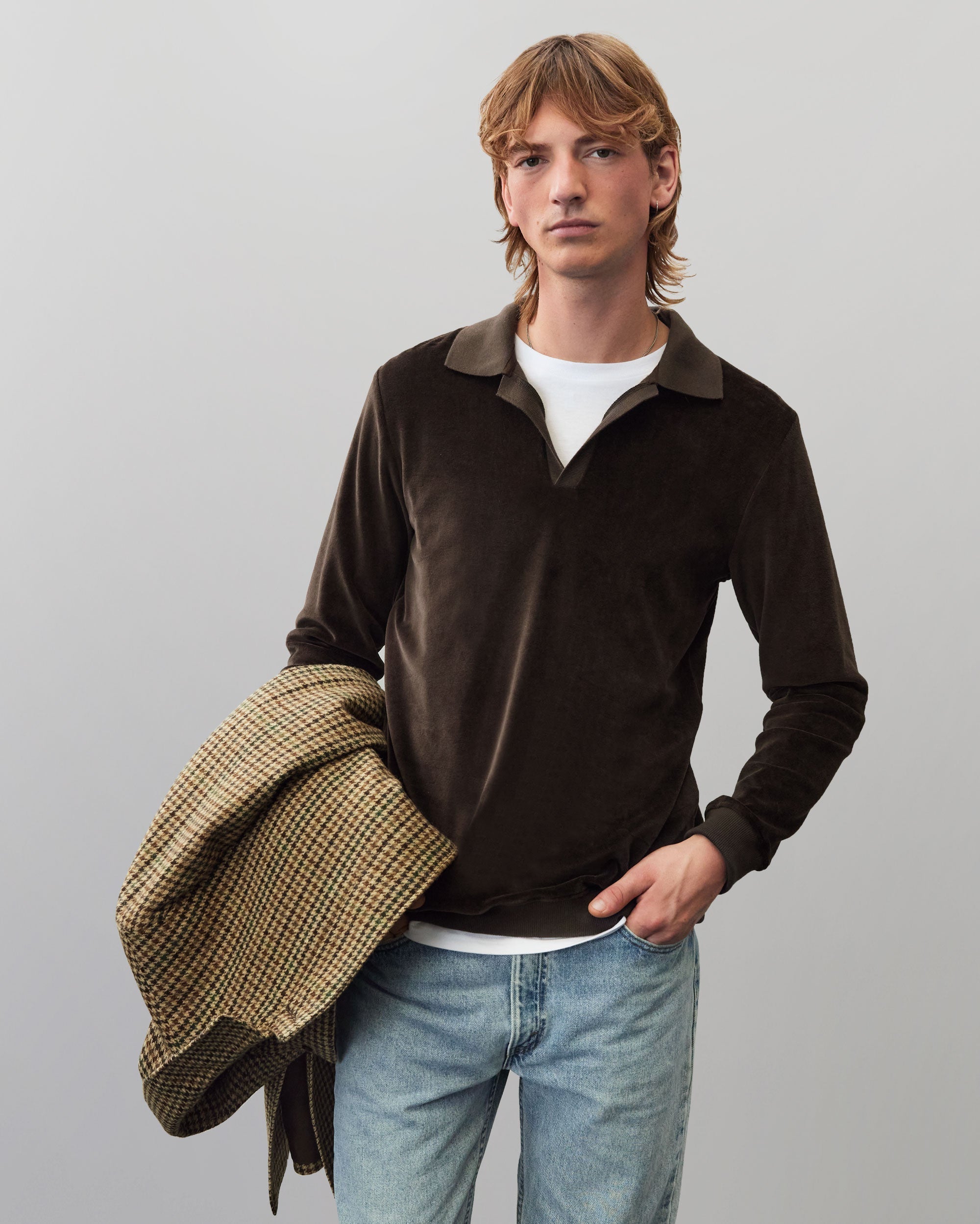 Maglietta Toda - Cioccolato - Cotone velour