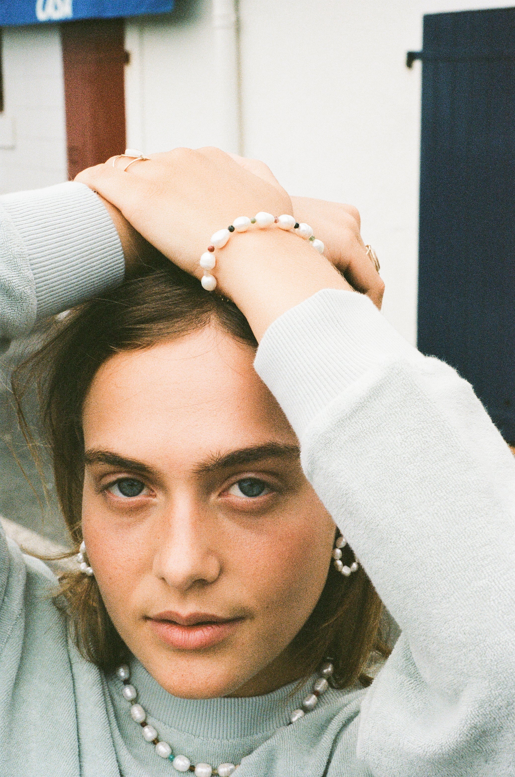 Pearl and Tourmaline Bracelet