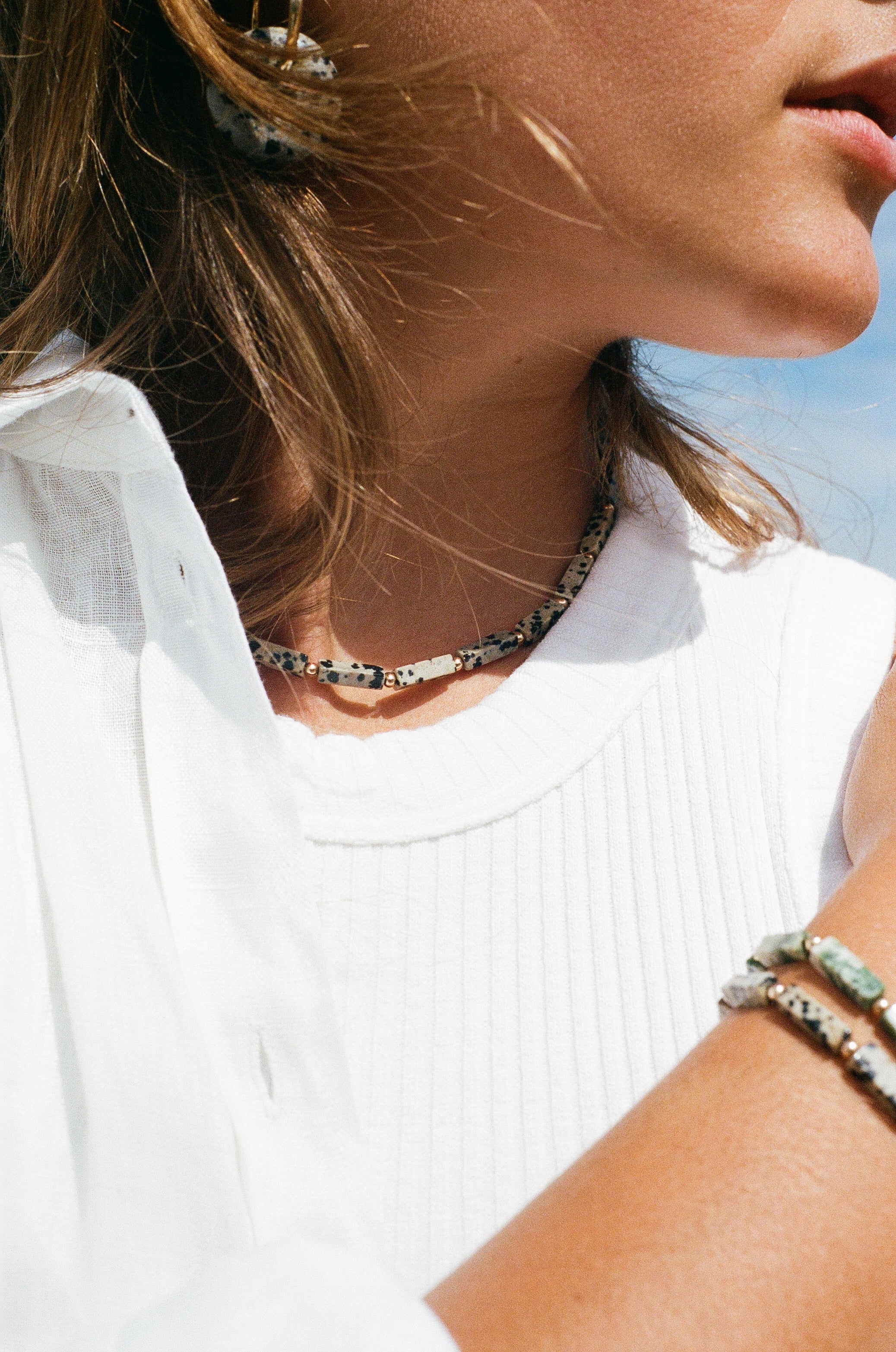 Dalmatian Jasper Necklace