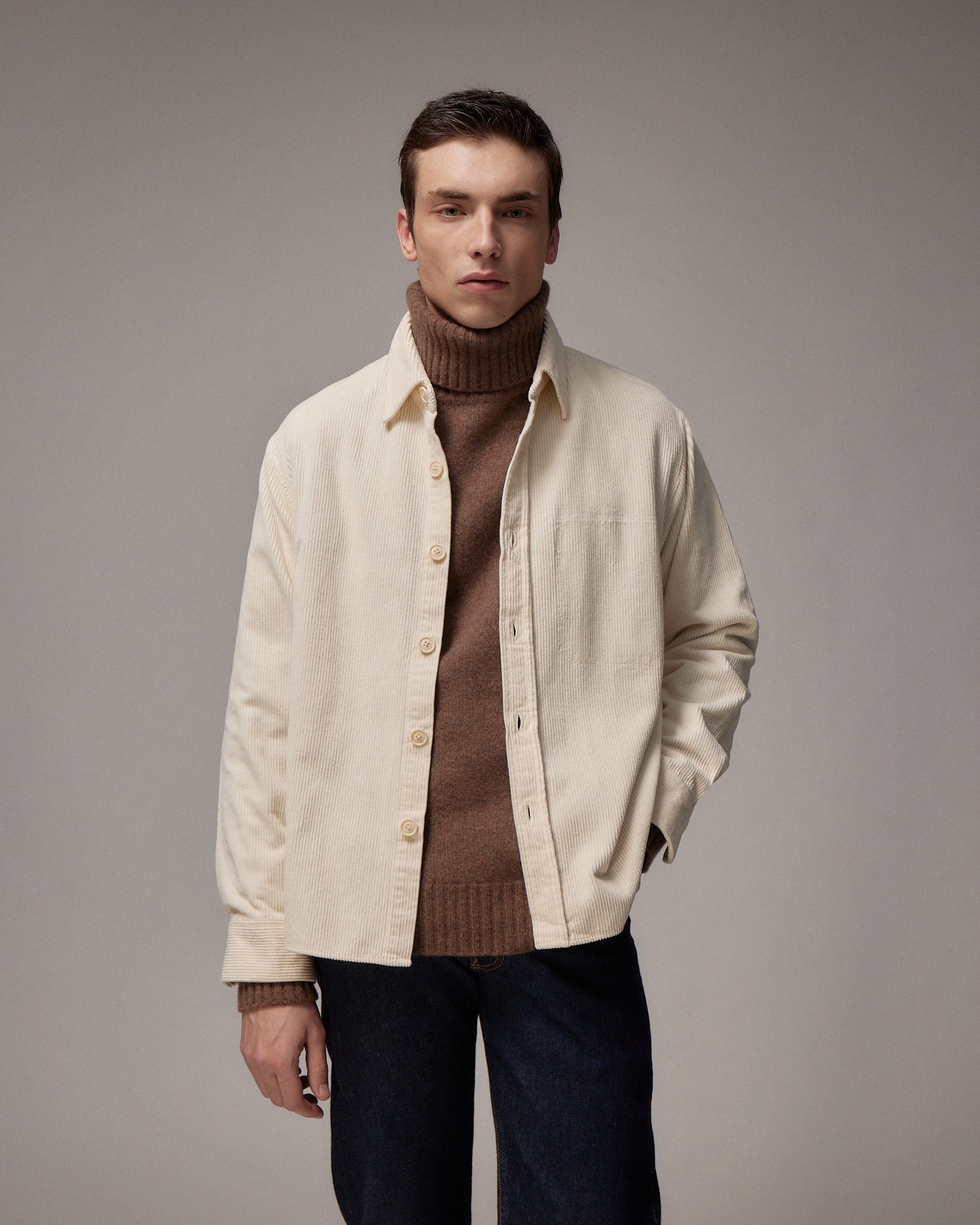 Camisa Calixte - Crema - Pana