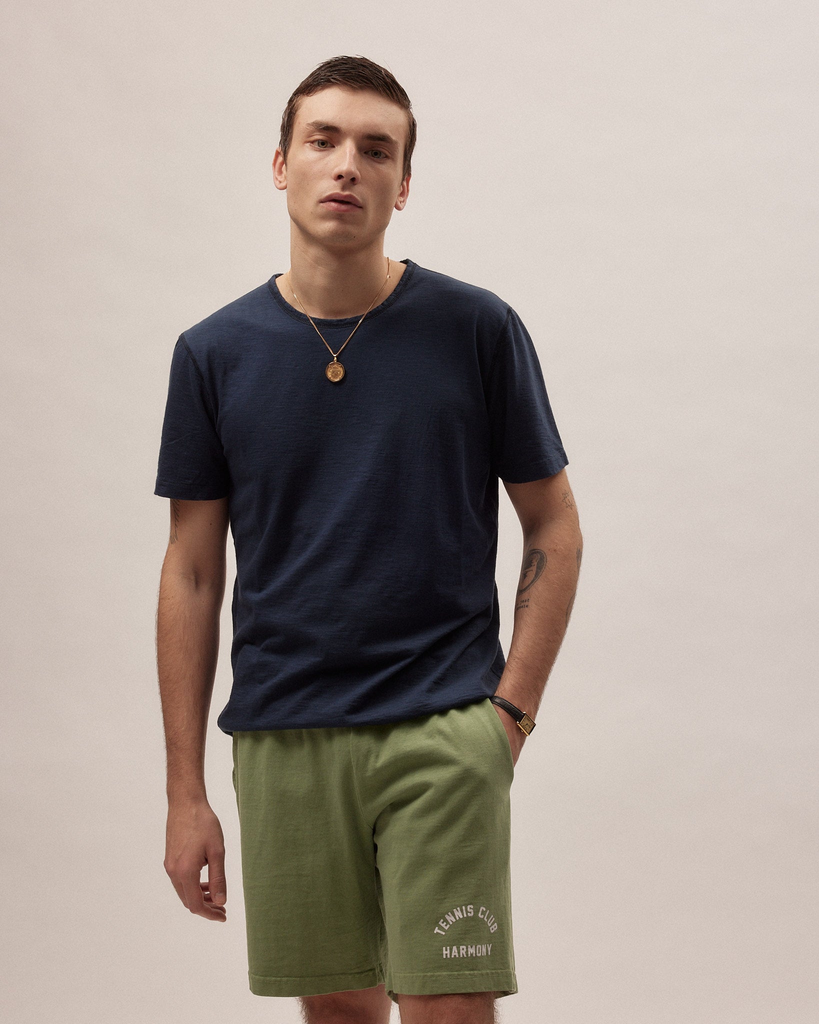 Maglietta Tito - Navy - Cotone