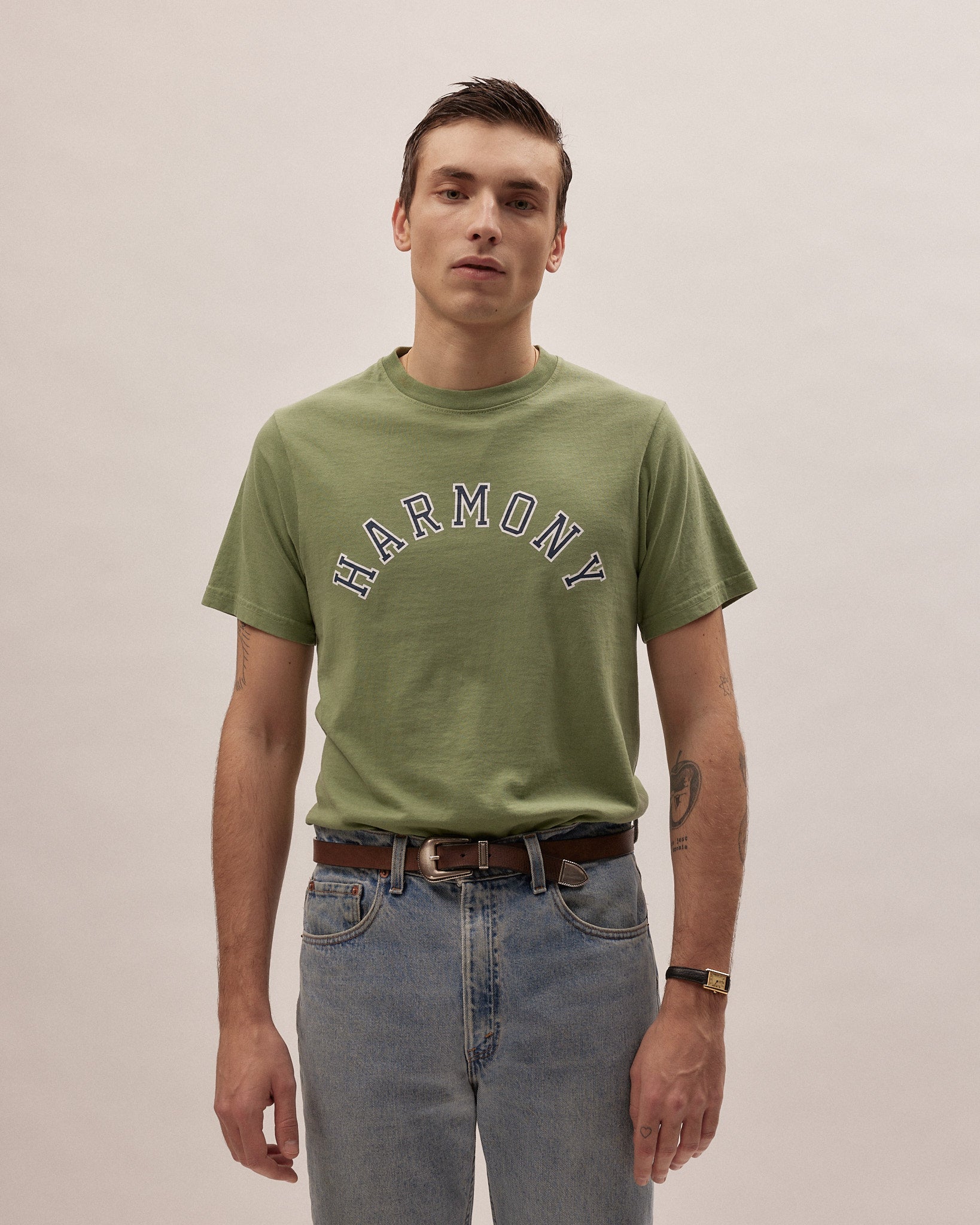 Maglietta Varsity - Menta - Maglia di cotone