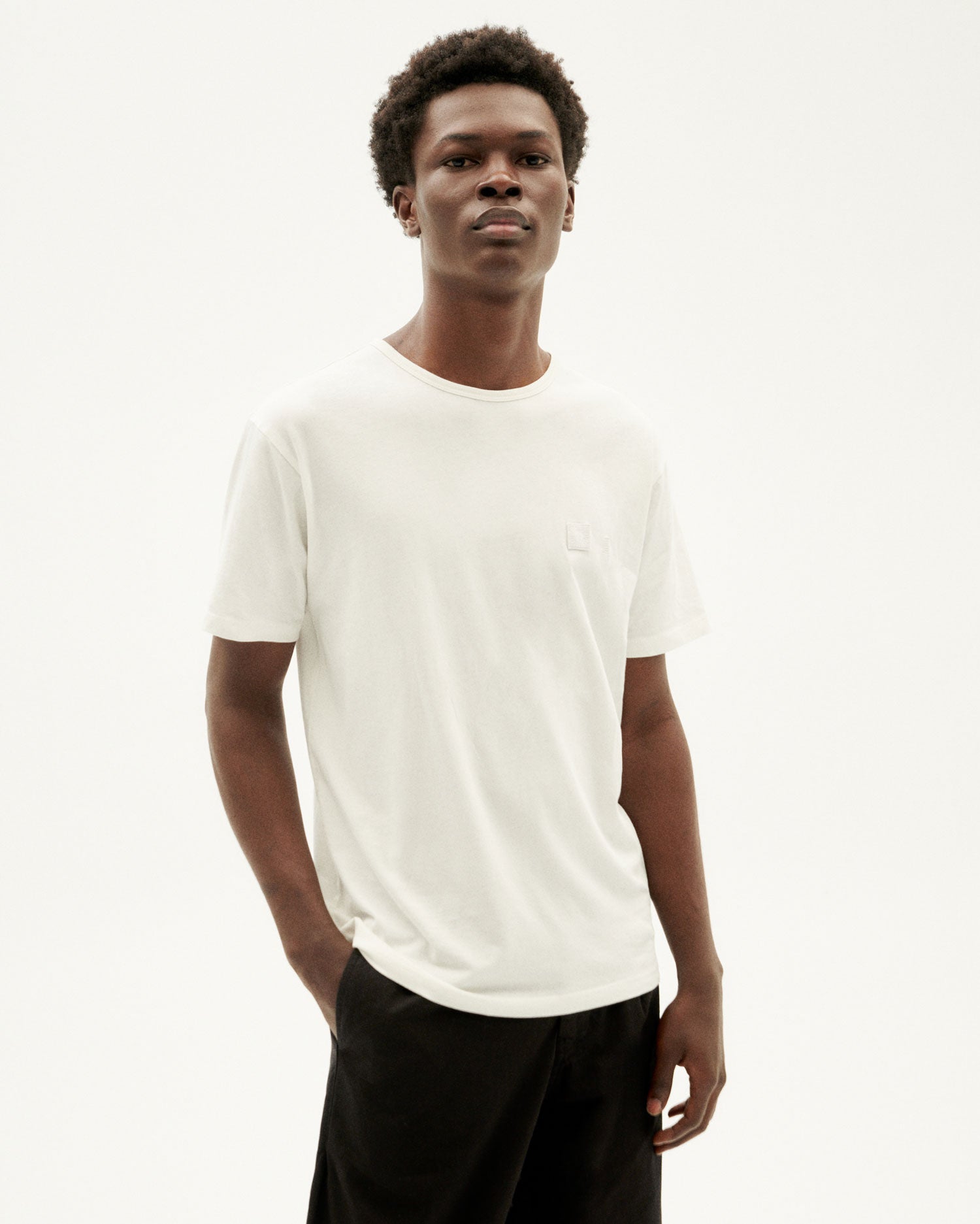 Maglietta tinta unita - Bianco