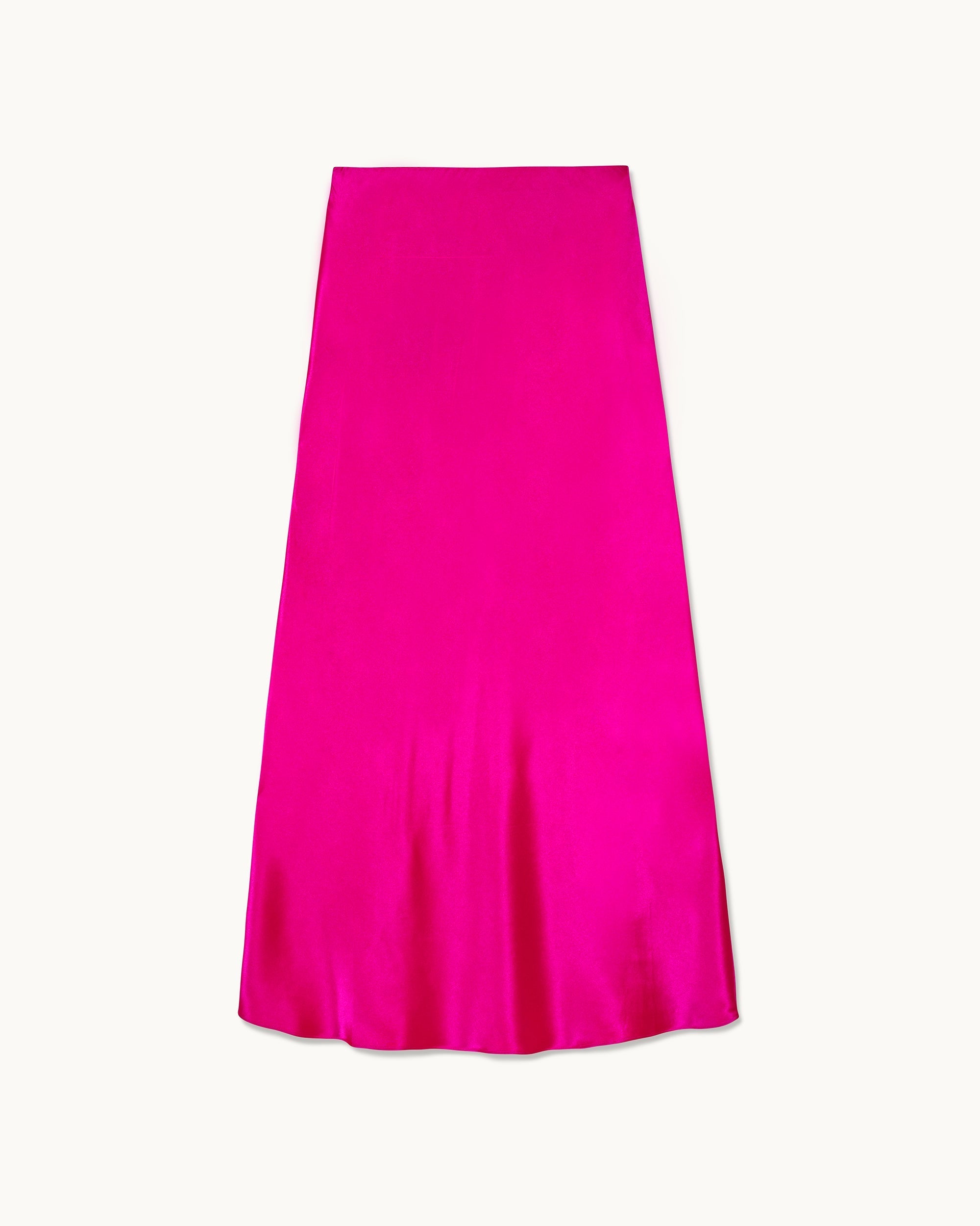 Vicky Midi Skirt - Tropical Raspbe