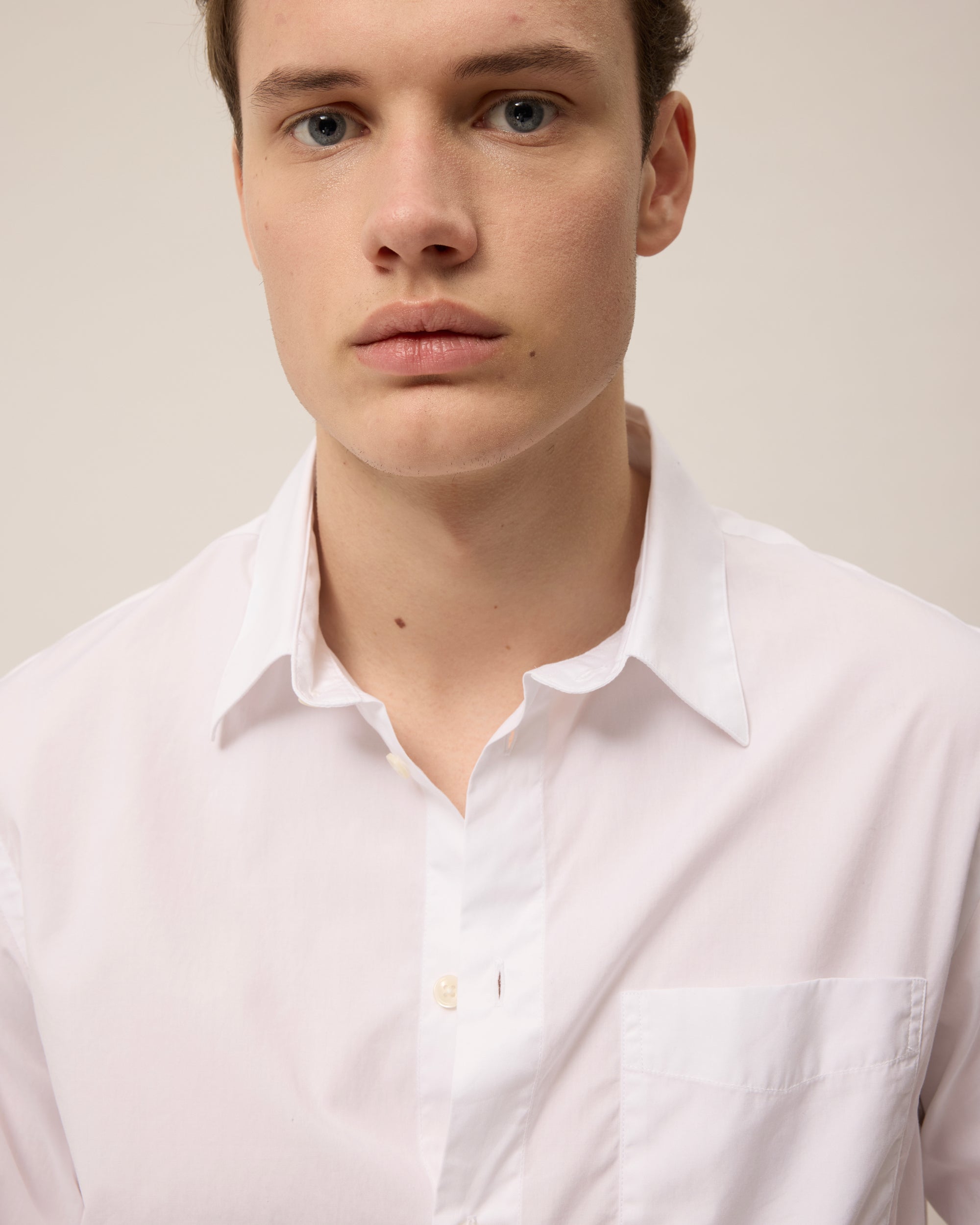 Camisa Cosimo - Blanco - Popelina de algodón