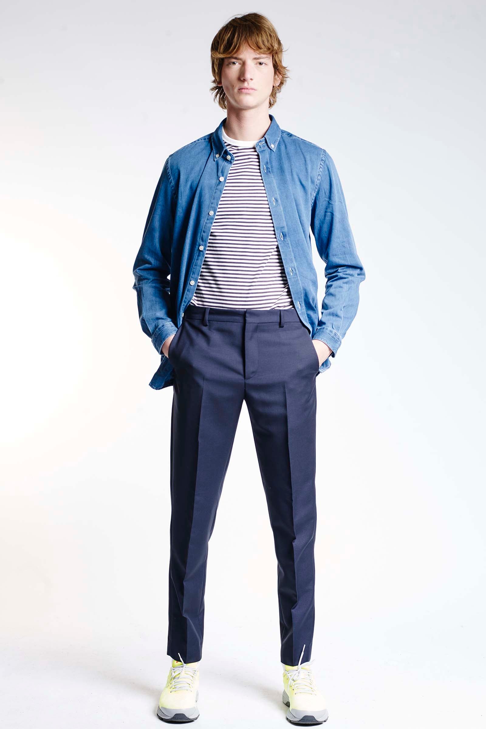 Maglietta Tom - Navy/Ecru a righe